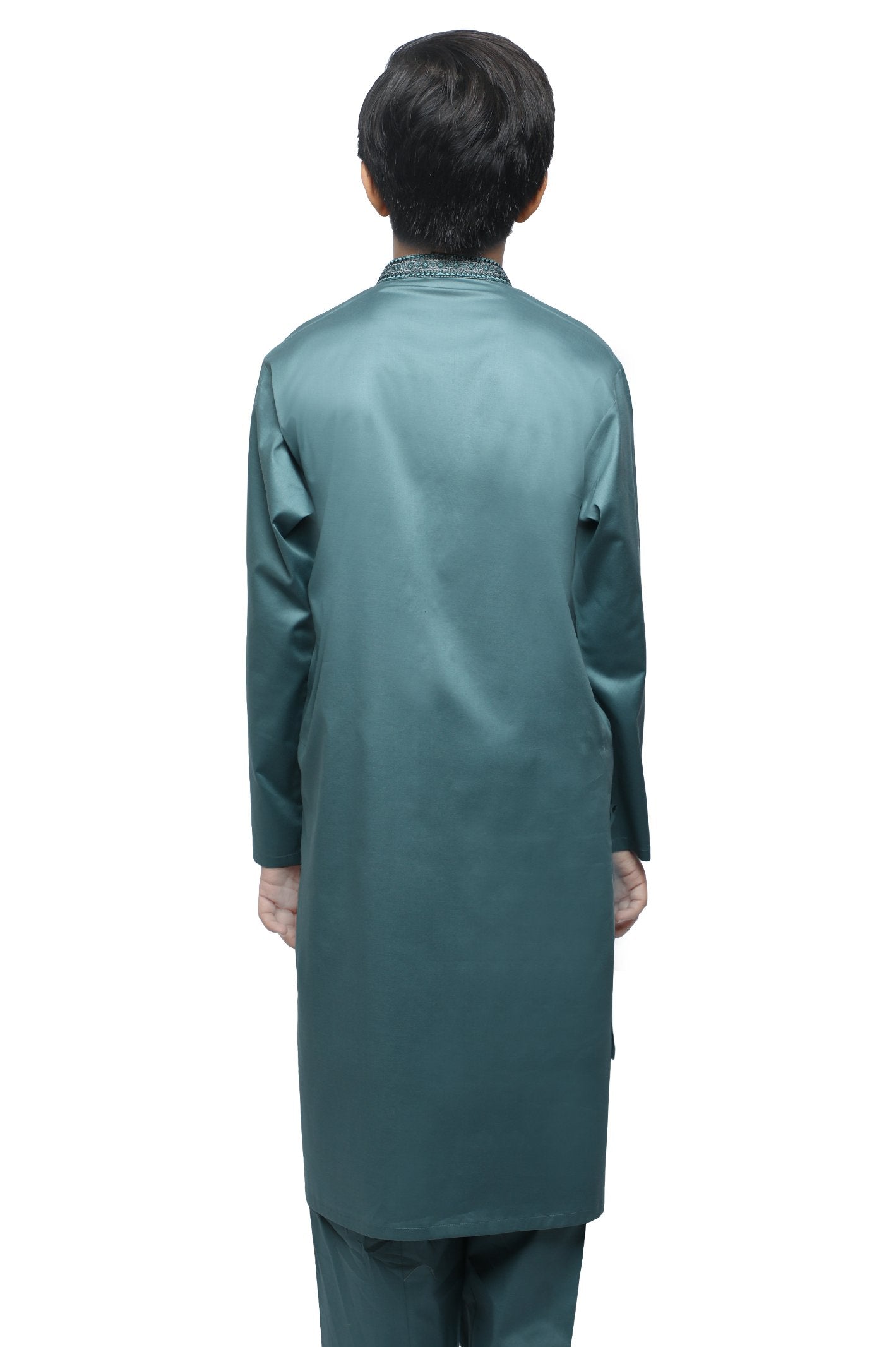 Boys Kurta Shalwar In Green SKU: KBH-0076-GREEN - Diners