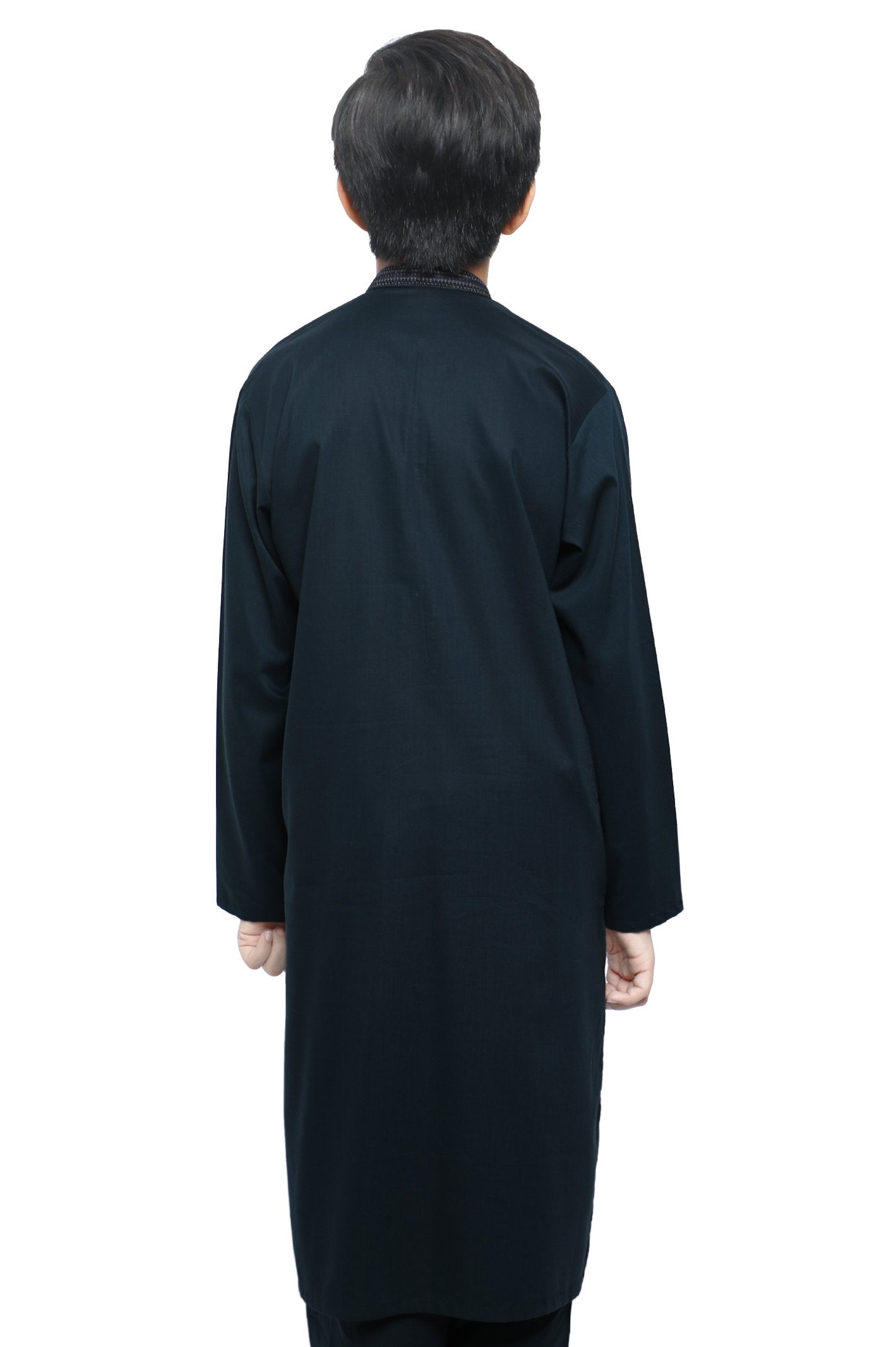 Boys Kurta Shalwar In D-Green SKU: KBH-0077-D-GREEN - Diners