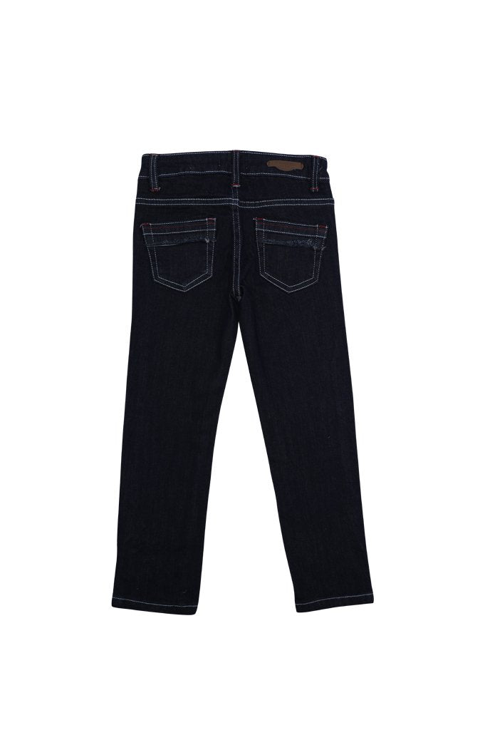 Trouser For Girls In Grey - KGC-0195 D-BLUE - Diners