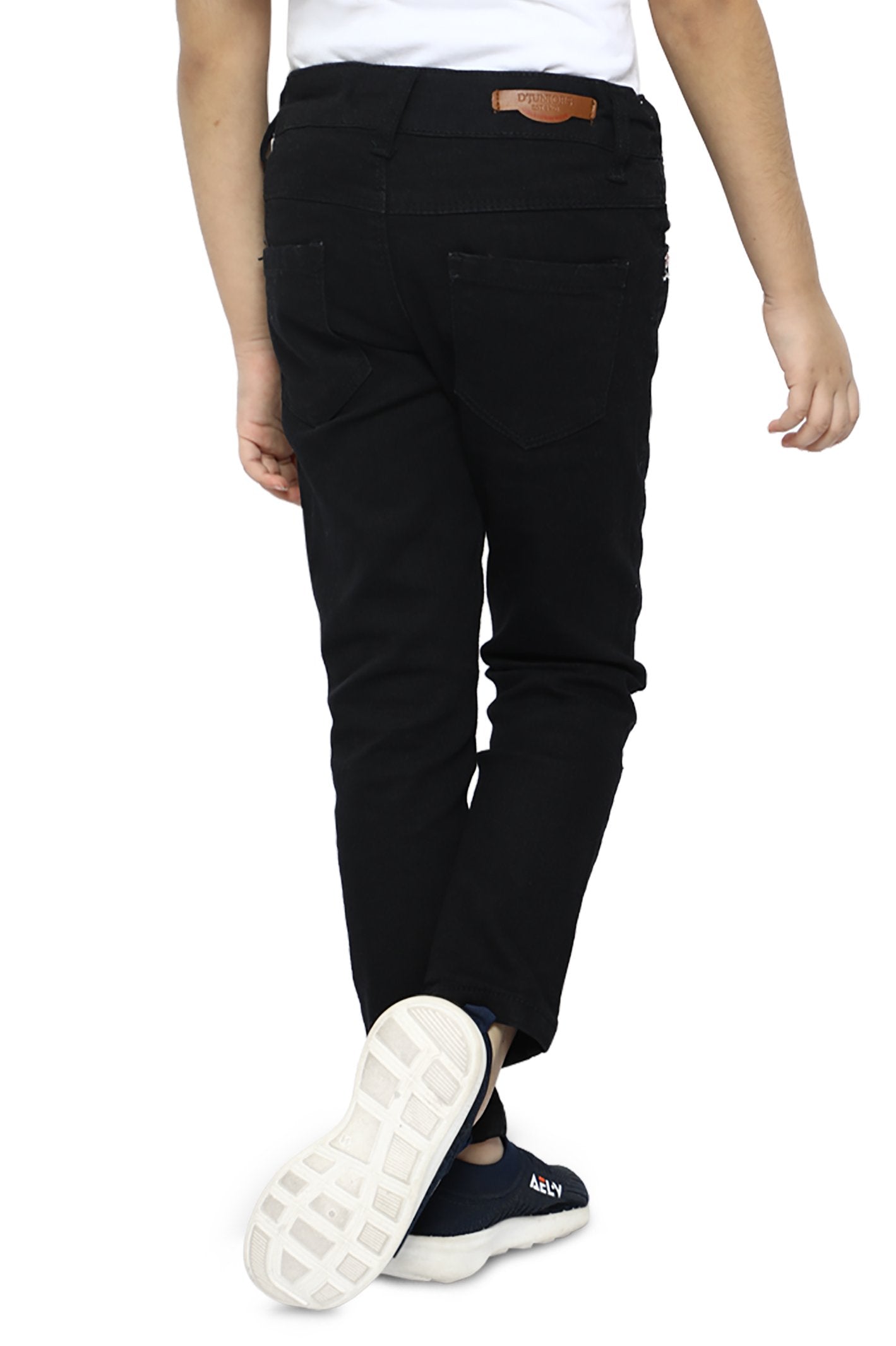 Trouser For Girls In Black - KGC-0210-BLACK - Diners