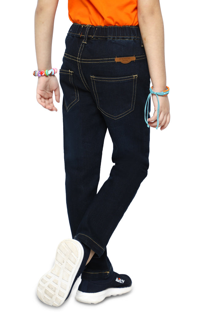 Trouser For Girls In Blue SKU: KGC-0199-BLUE - Diners