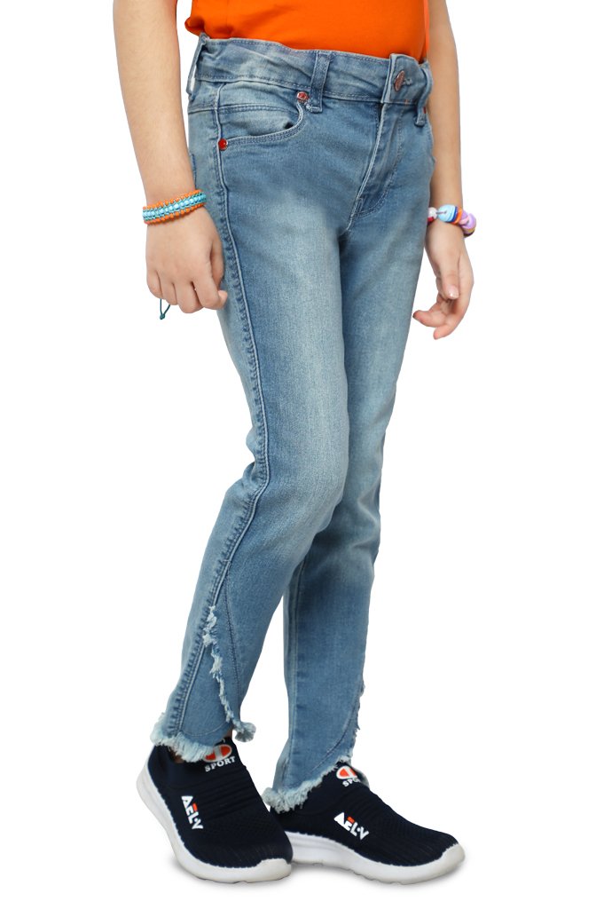 Trouser For Girls In L-Blue - KGC-0206-L-BLUE - Diners