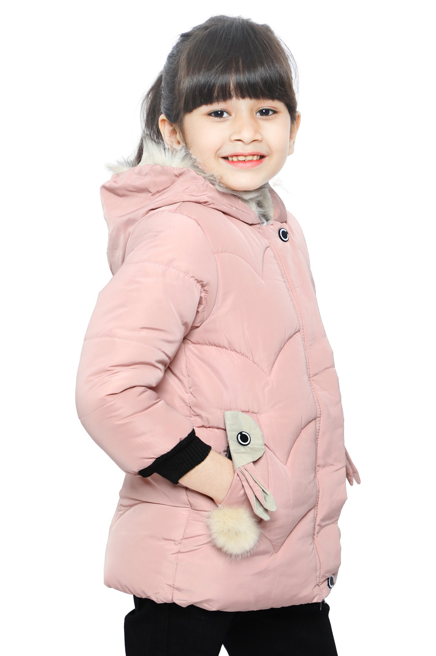 Jackets For Girls In L-Pink - KGF-0109-L-PINK - Diners