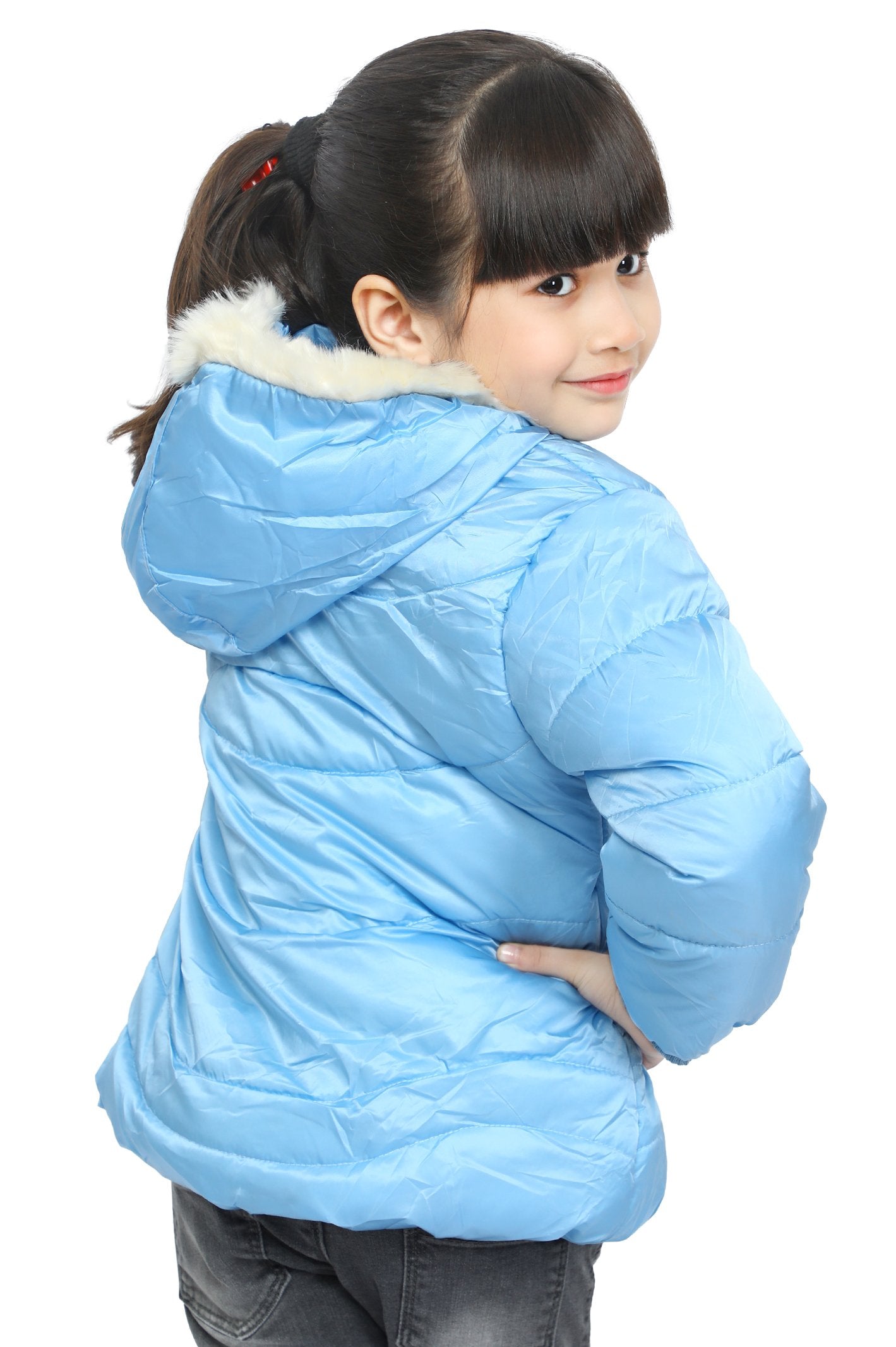 Jackets For Girls In Blue - KGF-0116-BLUE - Diners