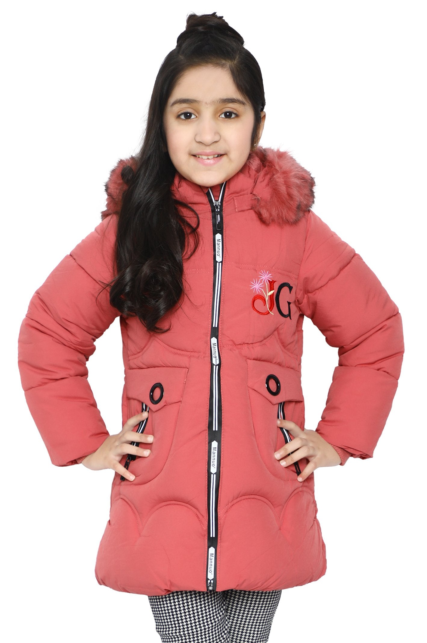 Girls Jackets In Pink - KGF-0117-PINK - Diners