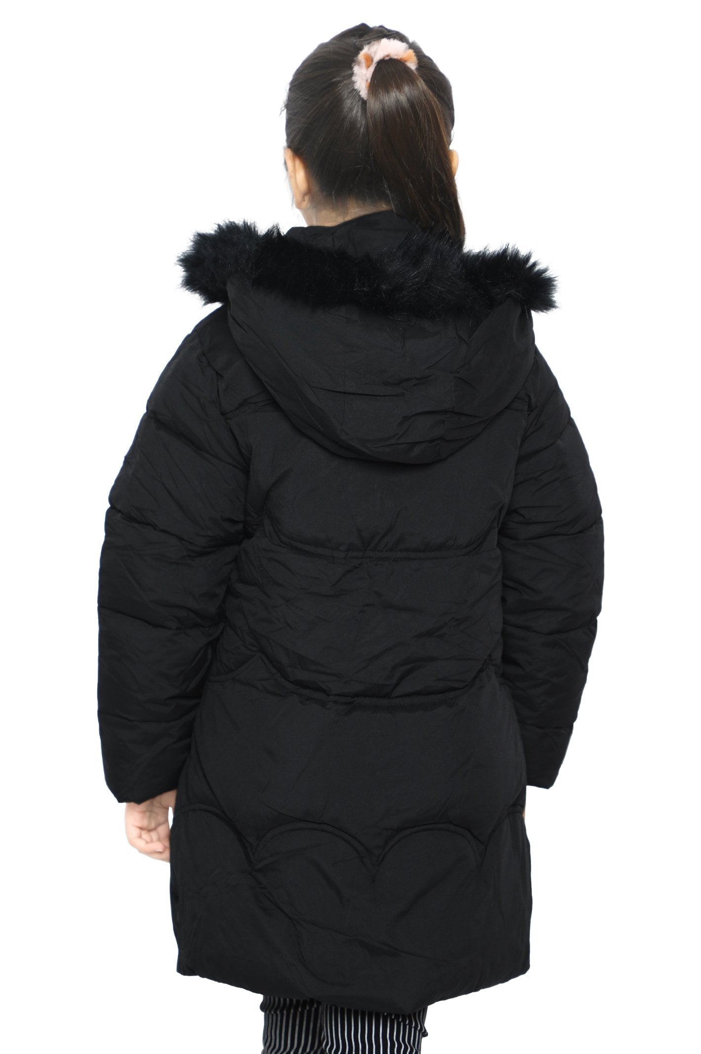 Girls Jackets In Black - KGF-0120-BLACK - Diners