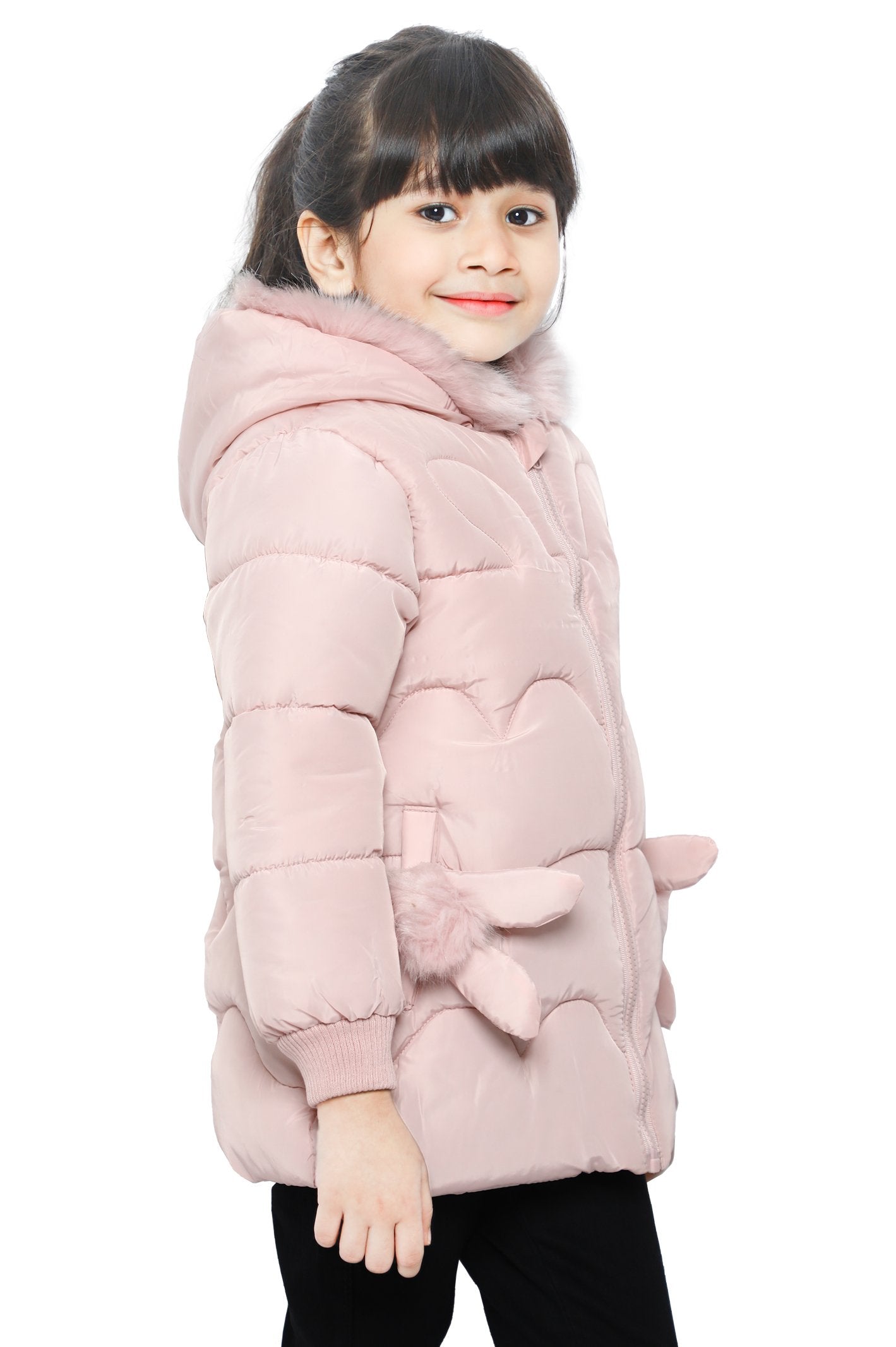 Jackets For Girls In L-Pink - KGF-0122-L-PINK - Diners