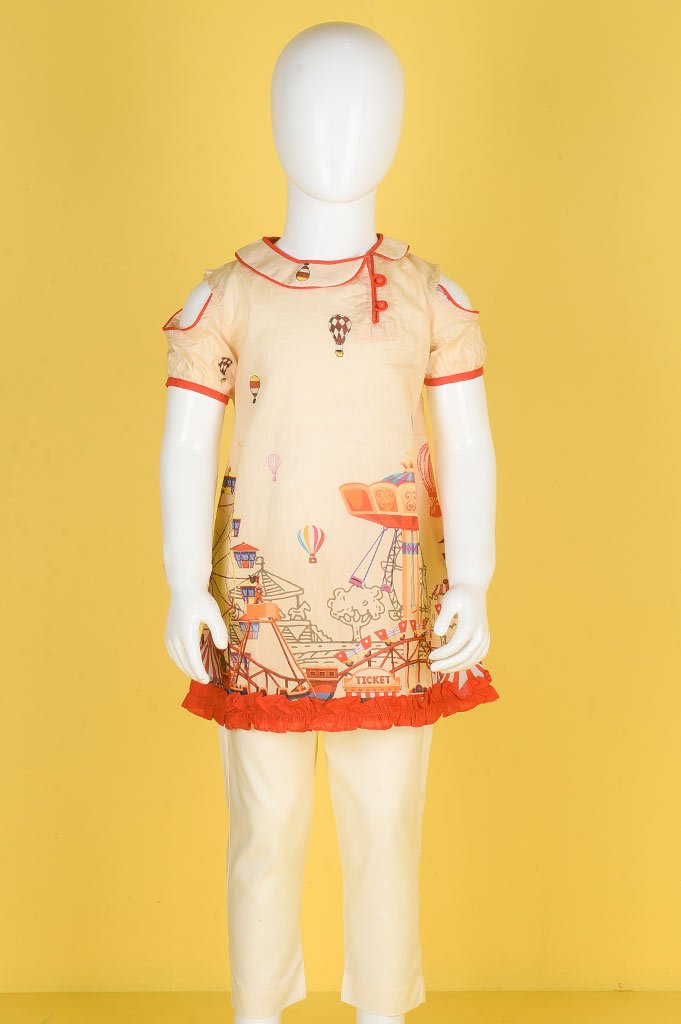 Girls Kurti in Multy KGKK-0092 - Diners