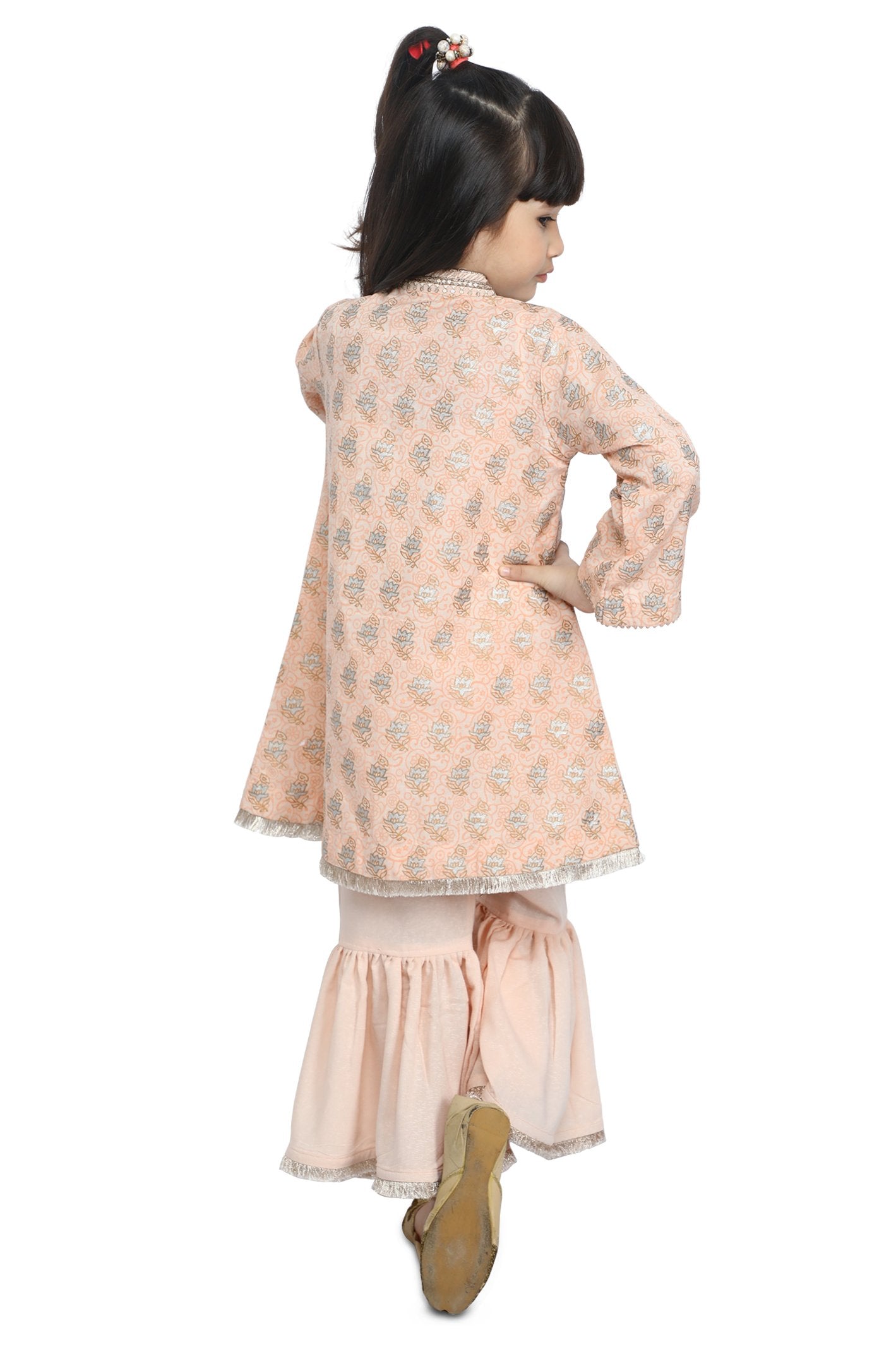 Girls Kurti in L-Pink - KGKK-0180-L-PINK - Diners