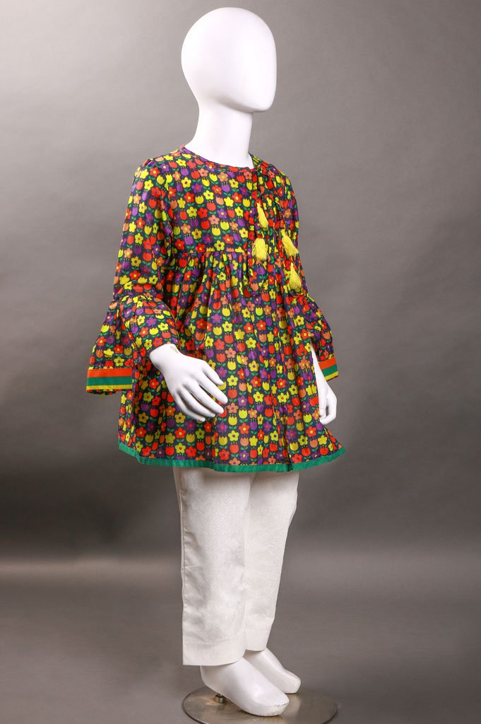 Girls Kurti in Navy KGKK-0104 - Diners