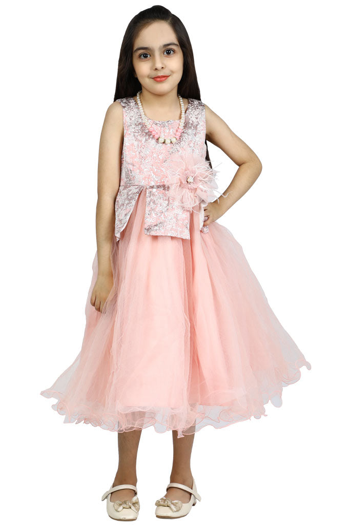 Girls Frock in Pink SKU: KGL-0296-Pink - Diners