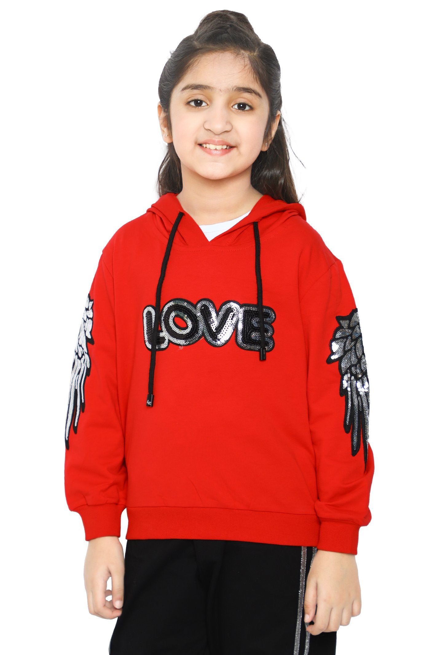 Girls Hoodie in Red - KGO-0004-RED - Diners