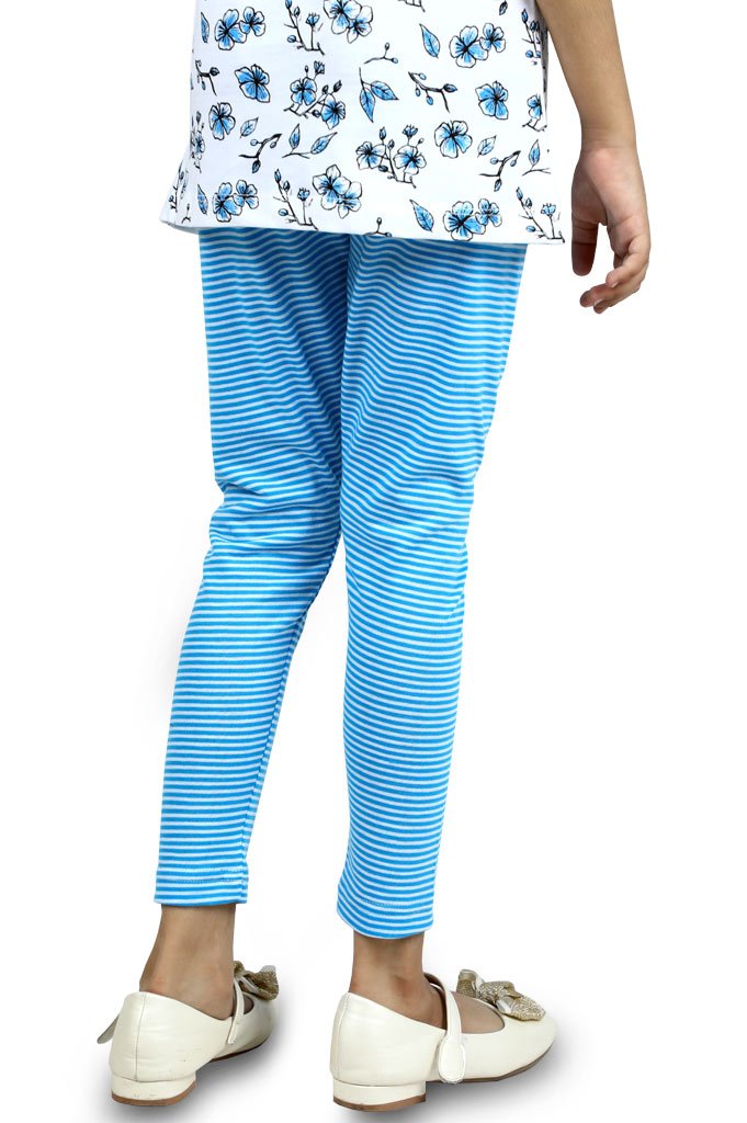 Tights For Girls In Blue - KGT-0027-Blue - Diners