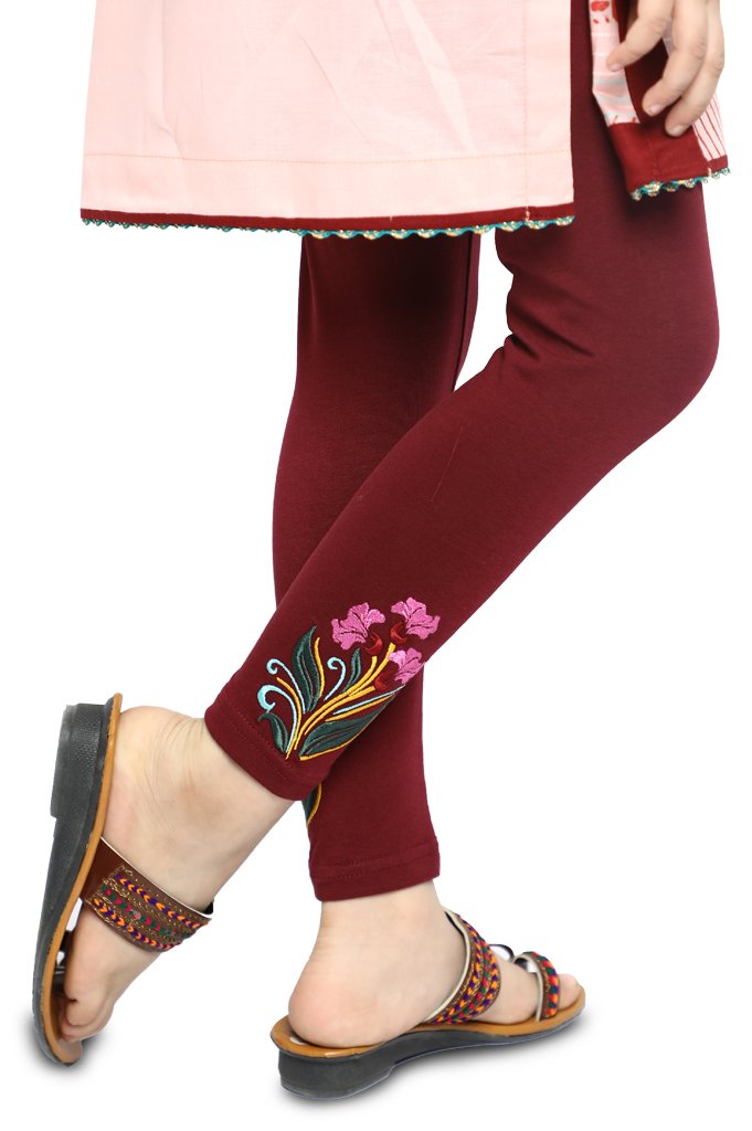 Tights For Toddler Girls In Plum - IGT-0002-PLUM - Diners