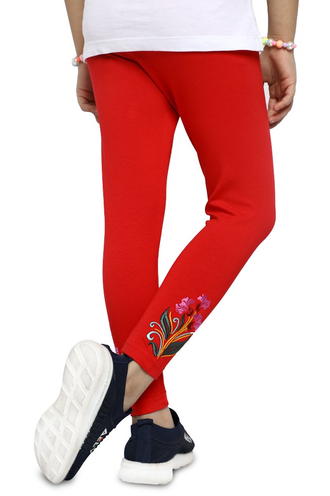 Tights For Girls In Red - KGT-0029-RED - Diners