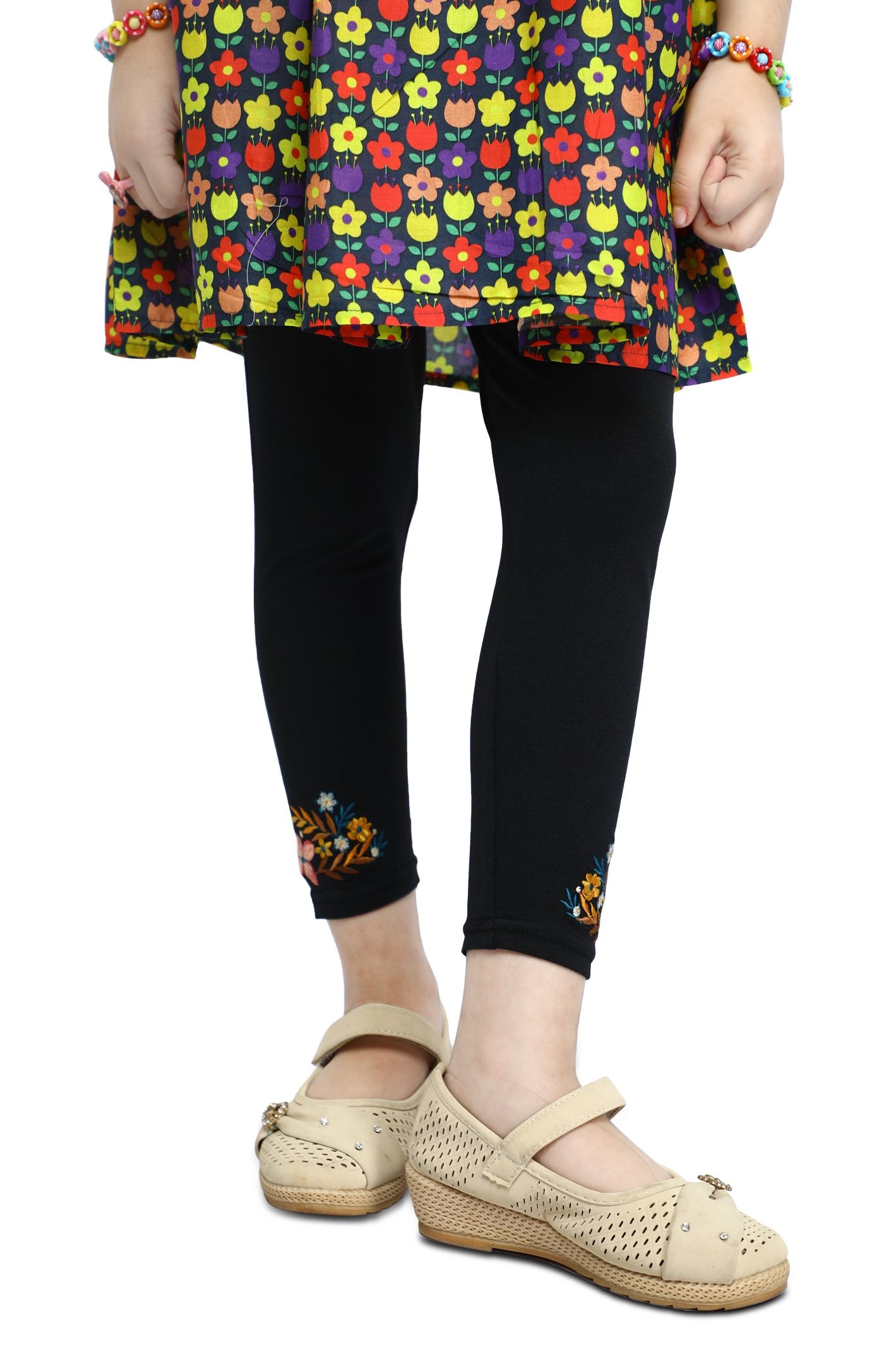 Tights For Toddler Girls In Black - IGT-0003-BLACK - Diners