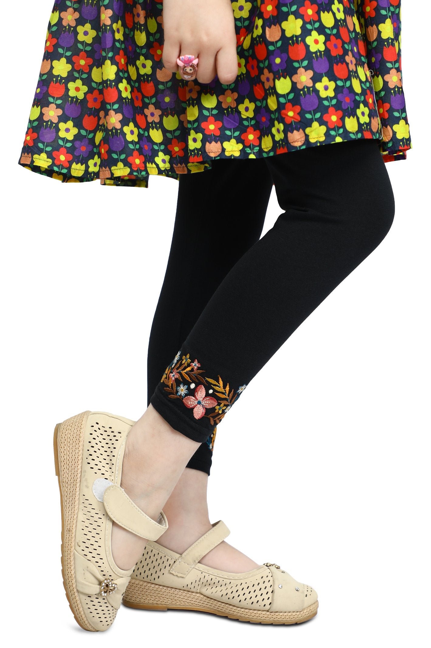 Tights For Girls In Black - KGT-0030-BLACK - Diners