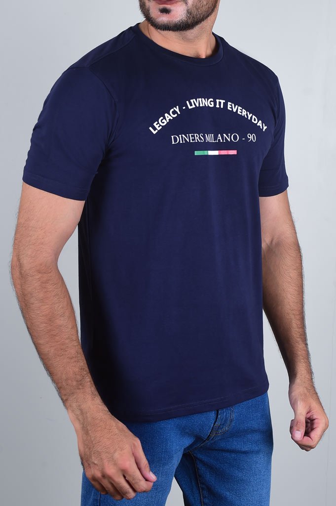 Diner's Men's T-Shirt - NA638- Navy Blue