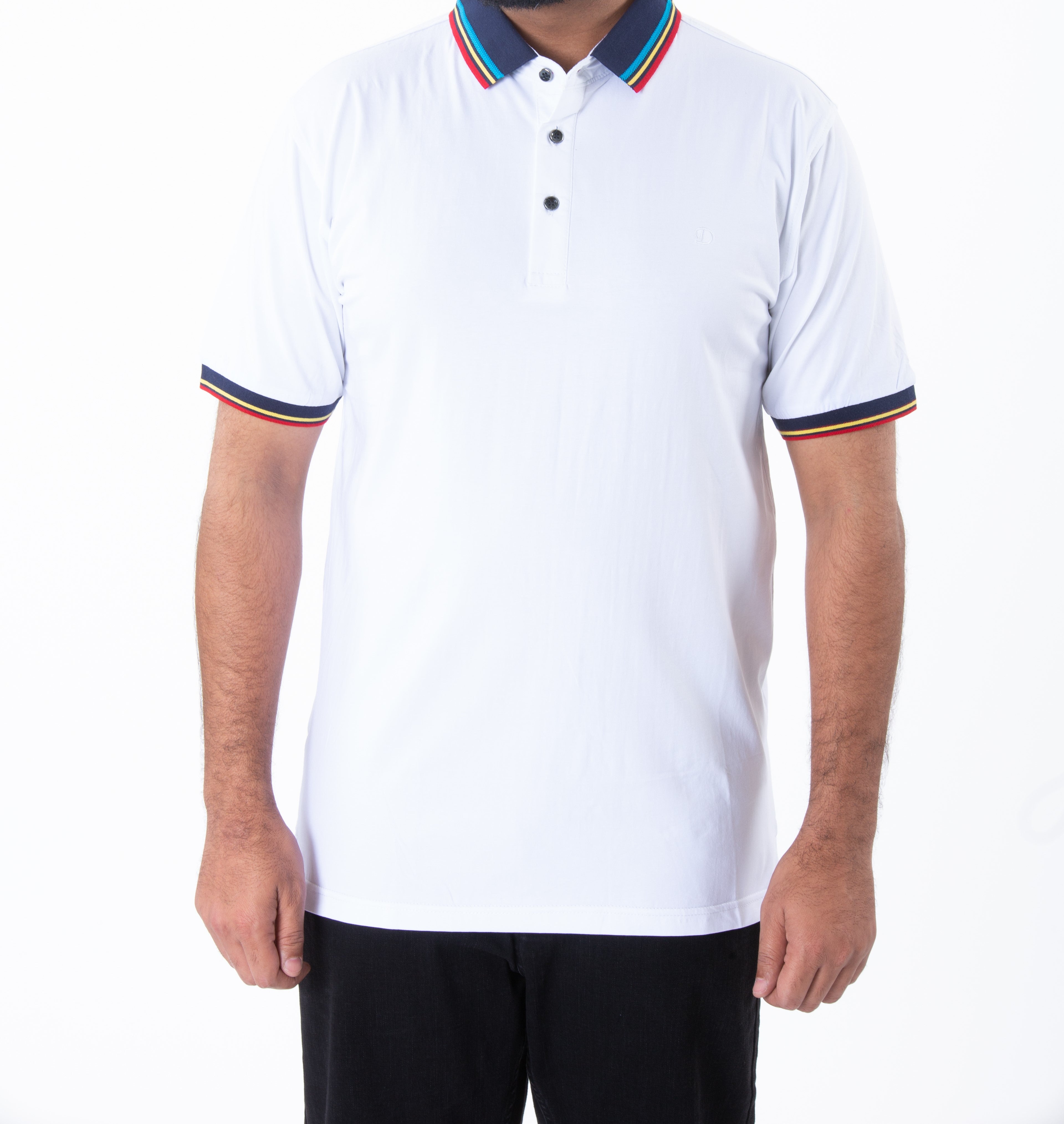 Men's Polo T-Shirt - NA261-White
