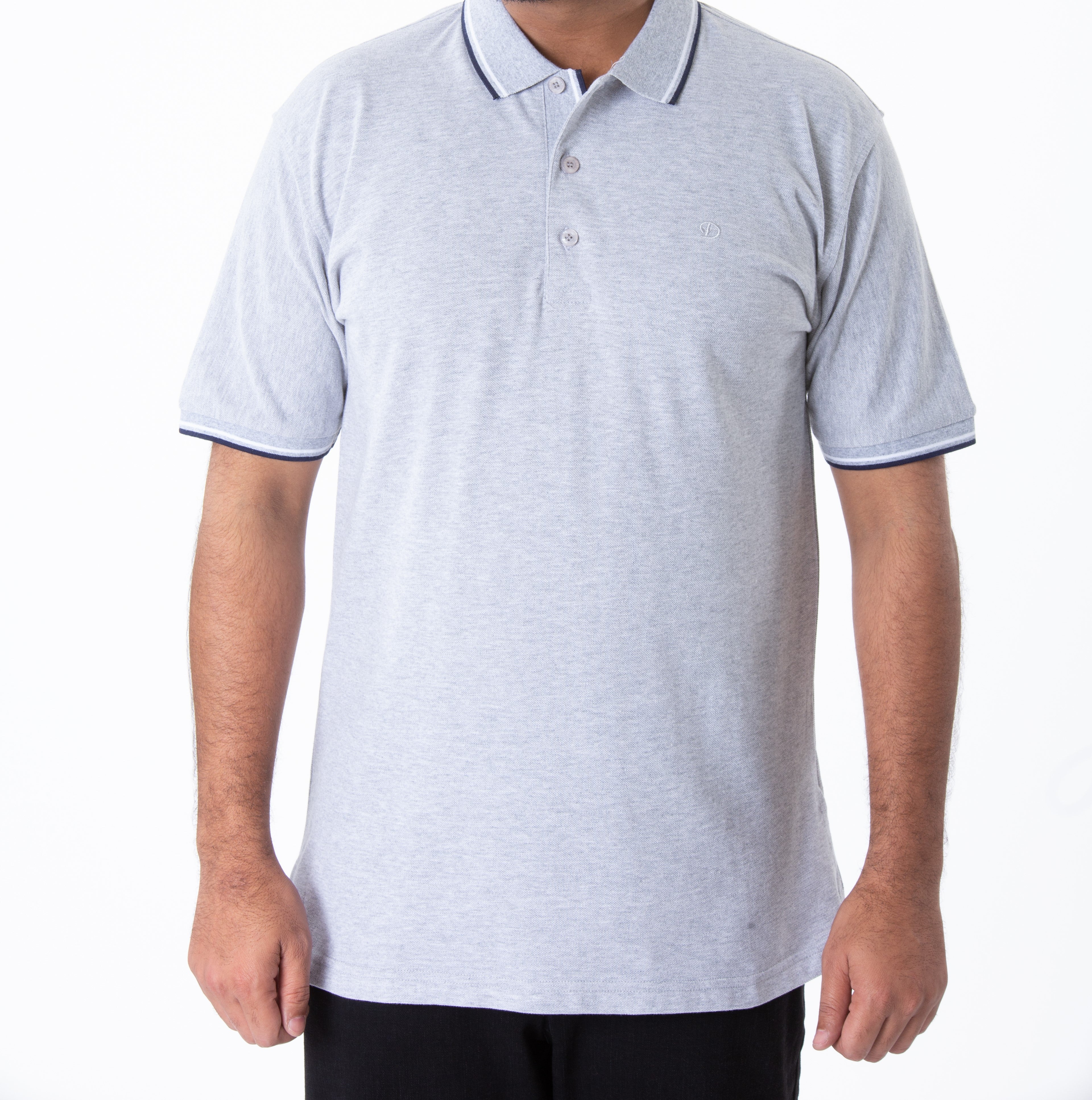 Men's Polo T-Shirt - NA267-Grey