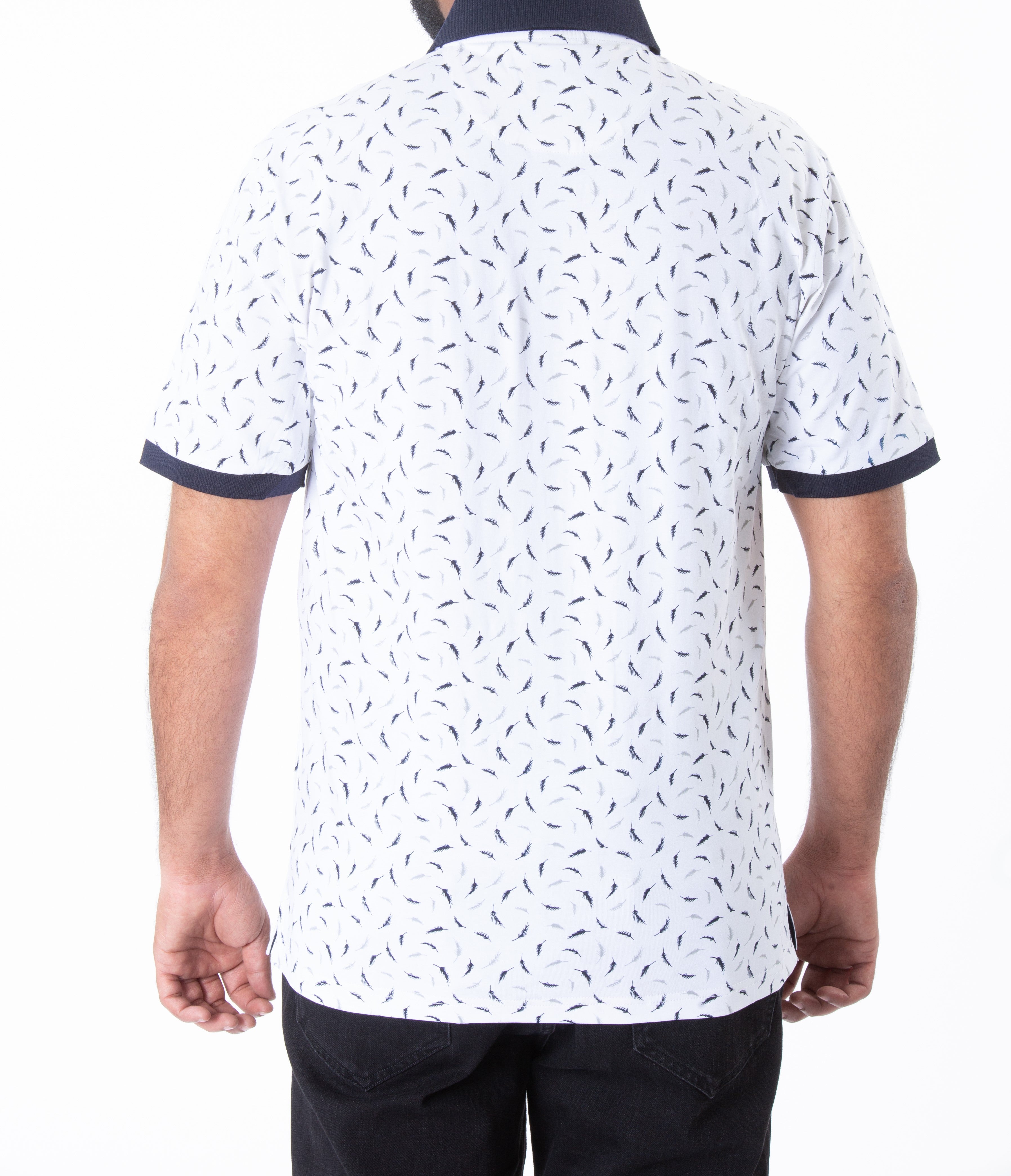 Men's Polo T-Shirt - NA270-White
