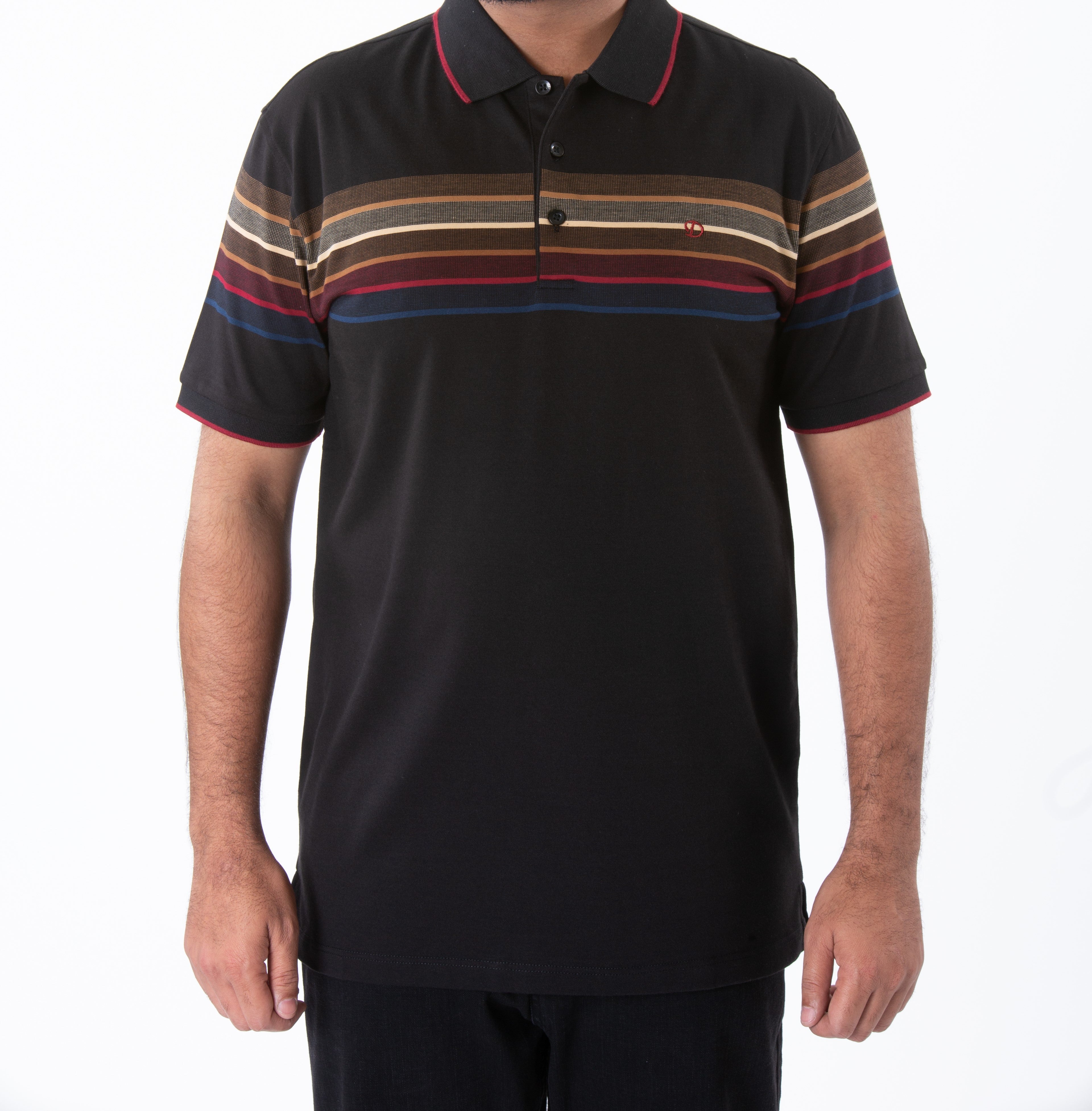 Men's Polo T-Shirt - NA284-Brown