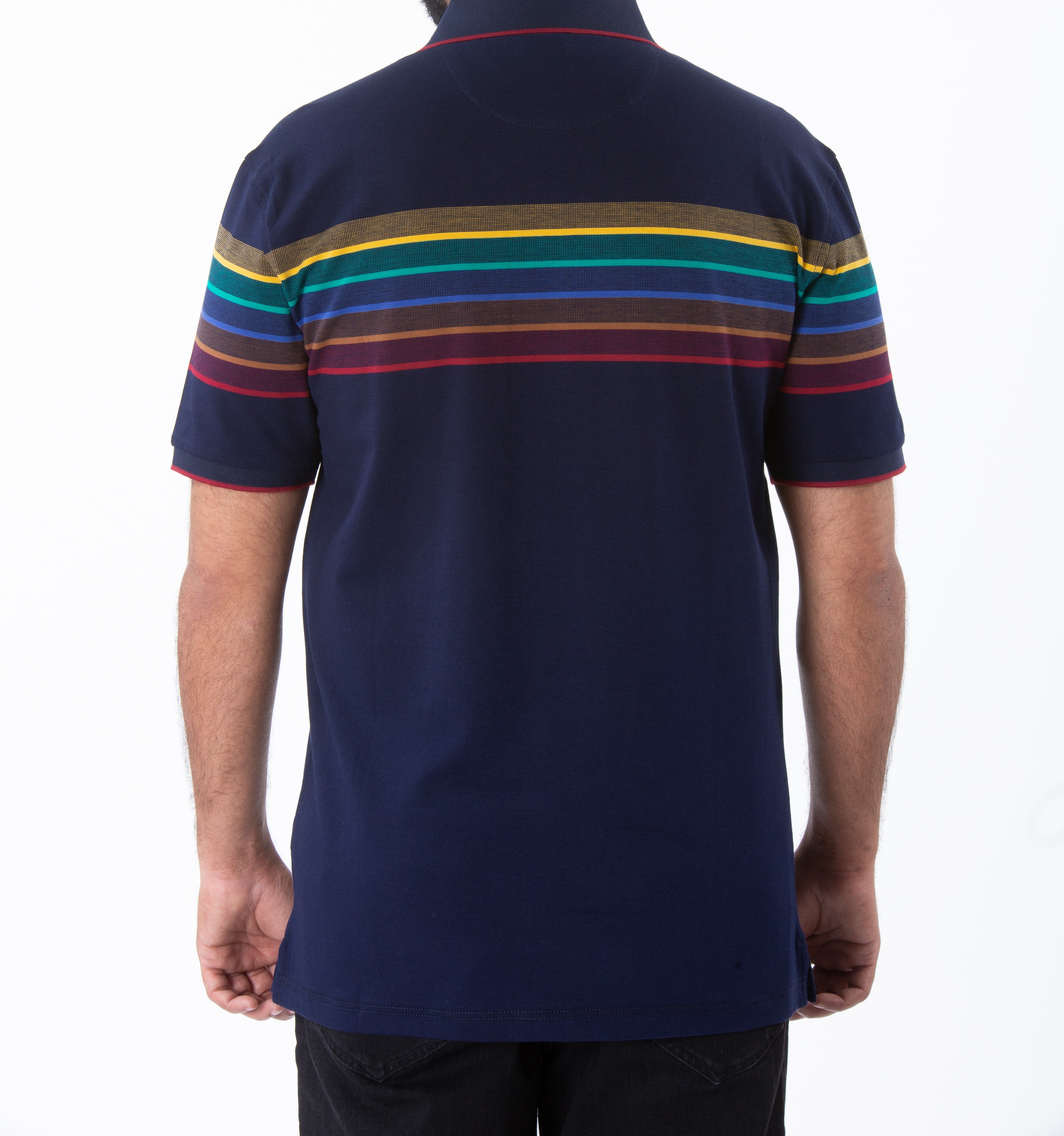 Men's Polo T-Shirt - NA284-Navy