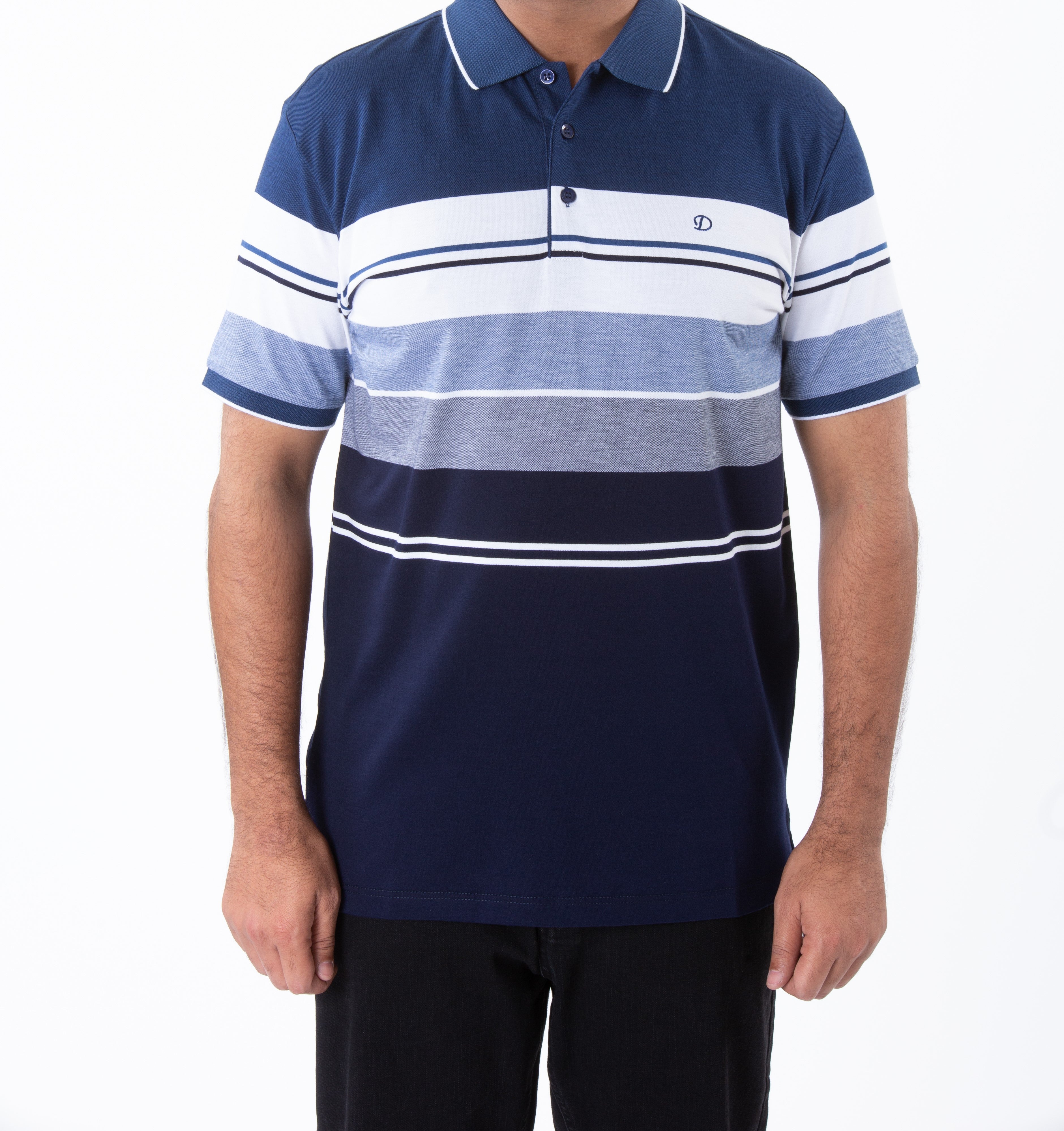 Men's Polo T-Shirt - NA287-Blue