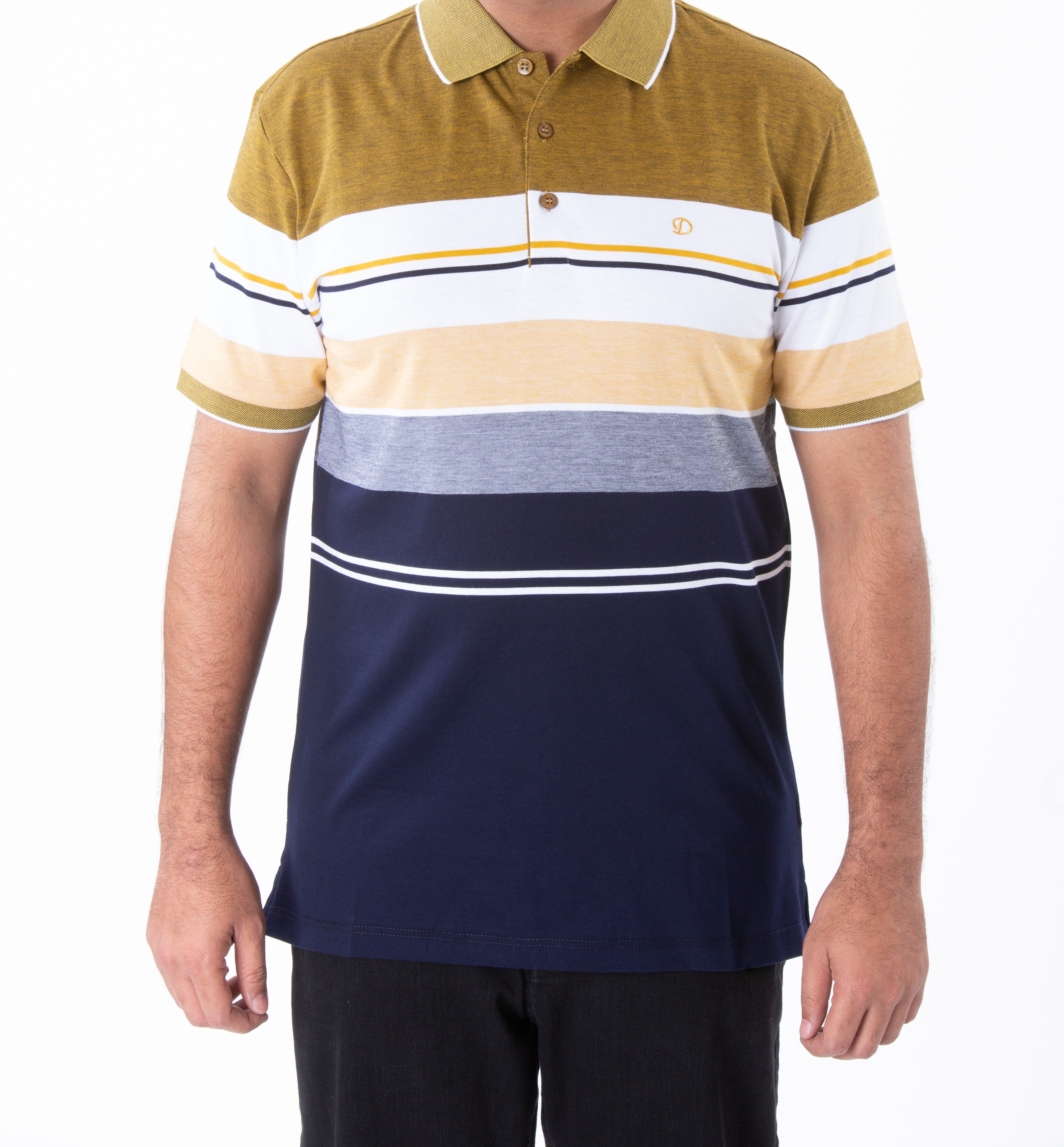 Men's Polo T-Shirt - NA287-L-Brown