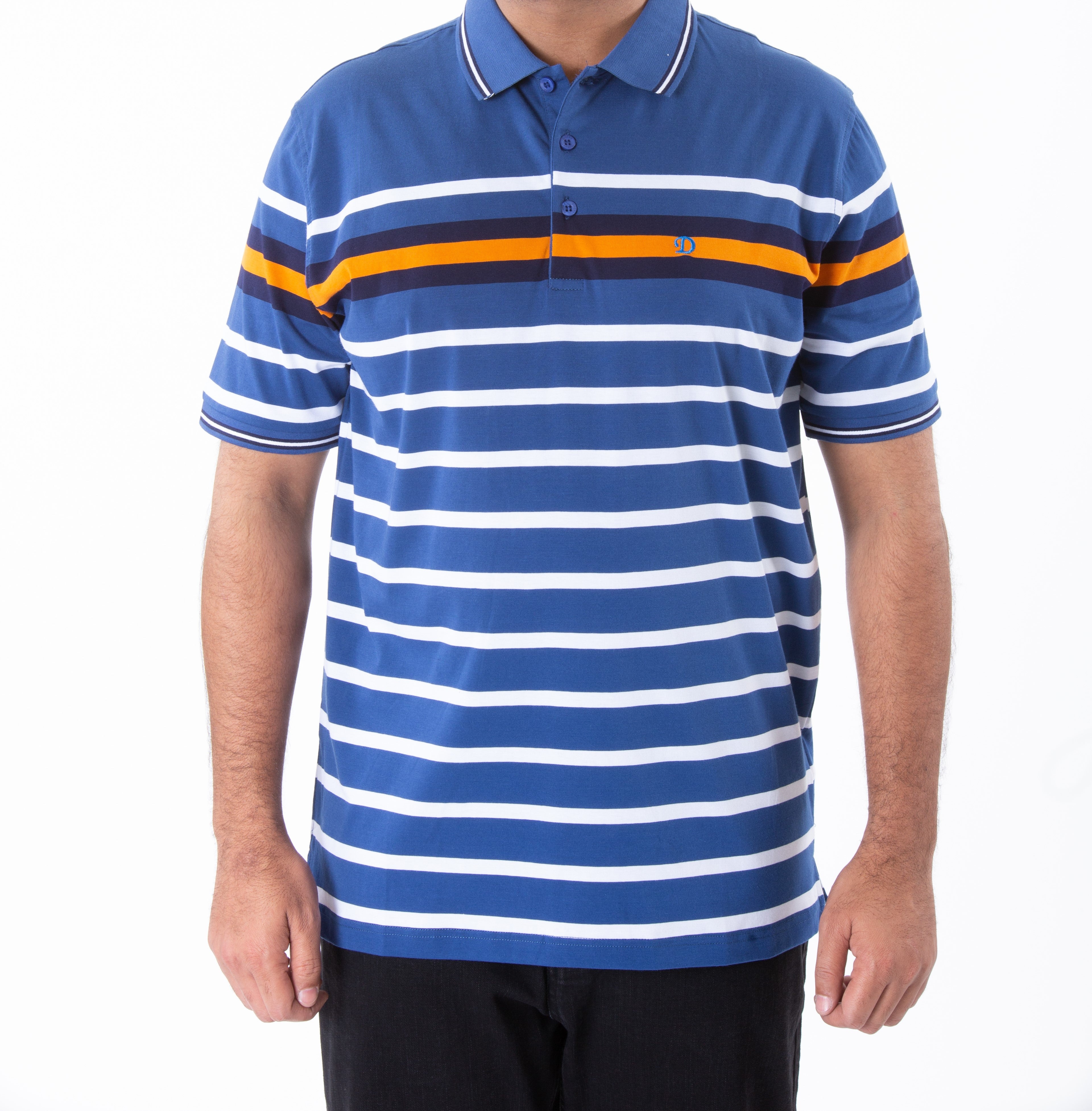 Men's Polo T-Shirt - NA288-D-Blue
