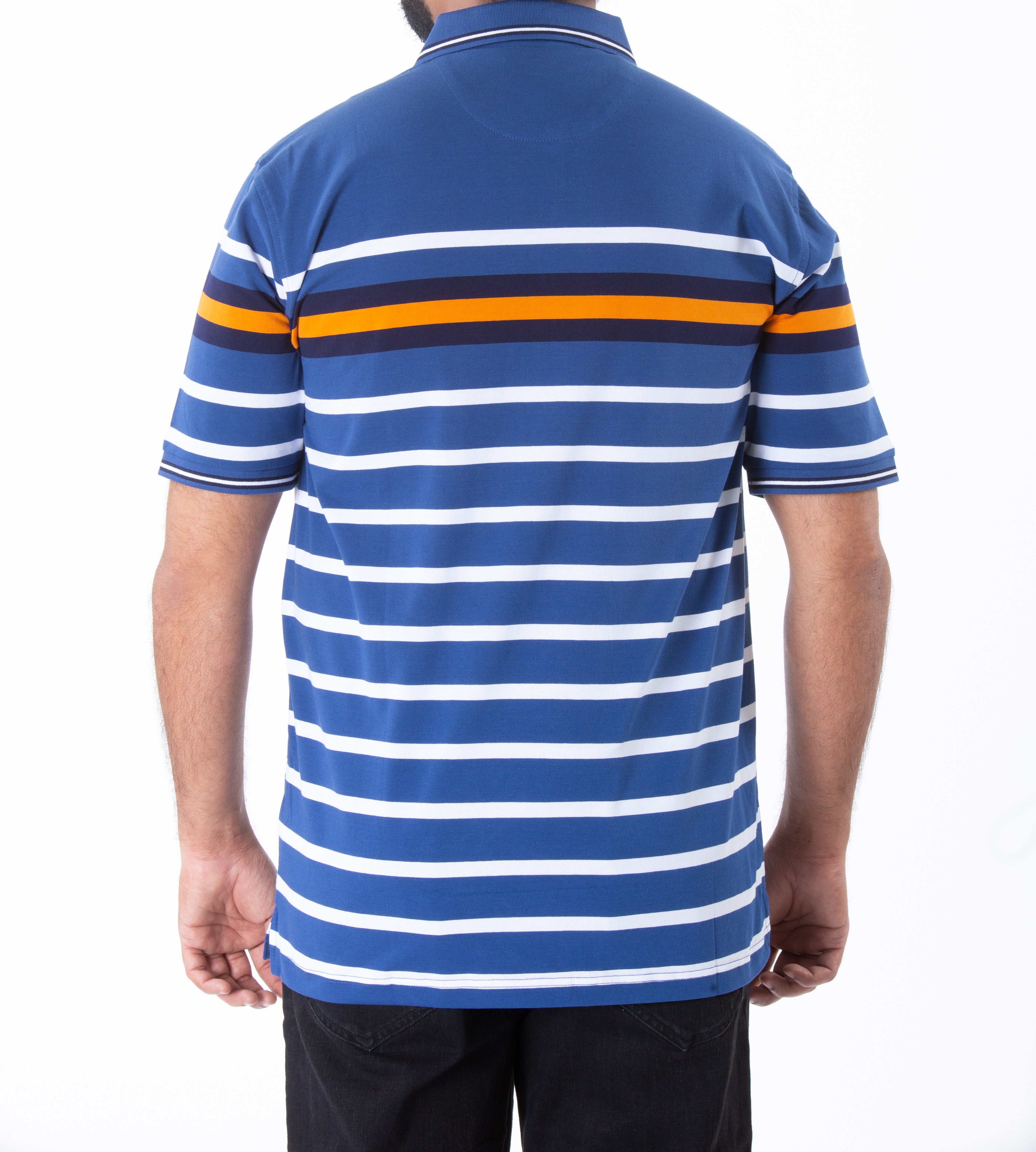 Men's Polo T-Shirt - NA288-D-Blue