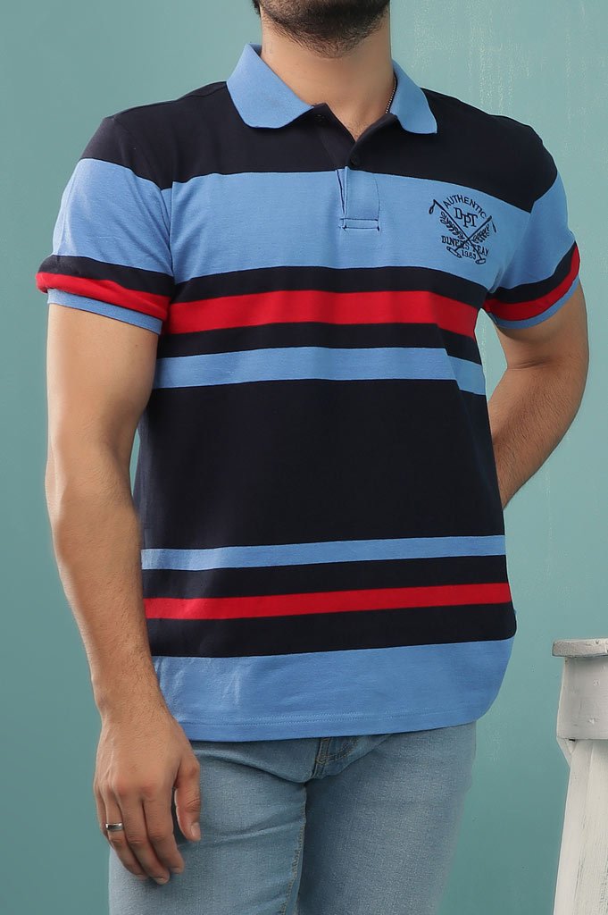 Men's Polo Shirt - NA595-Blue