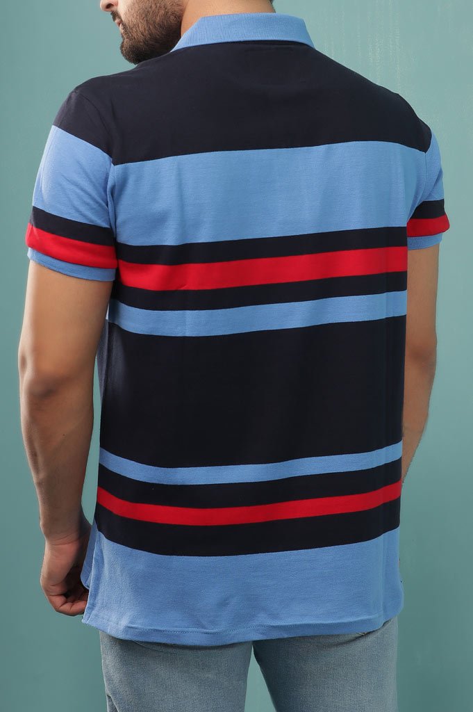 Men's Polo Shirt - NA595-Blue