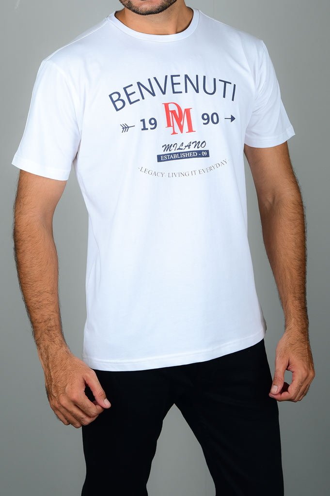 Diner's Men's T-Shirt - NA636 - WHITE