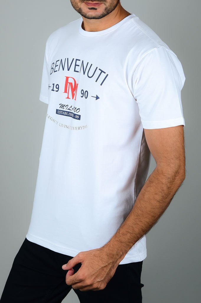 Diner's Men's T-Shirt - NA636 - WHITE