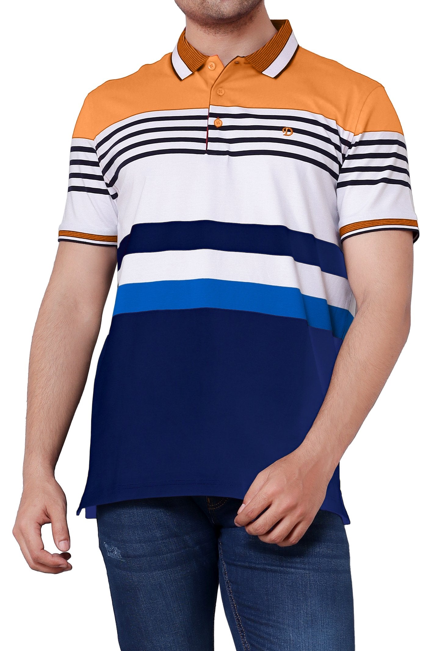 Men's Polo Shirt - NA276-190-Mustard
