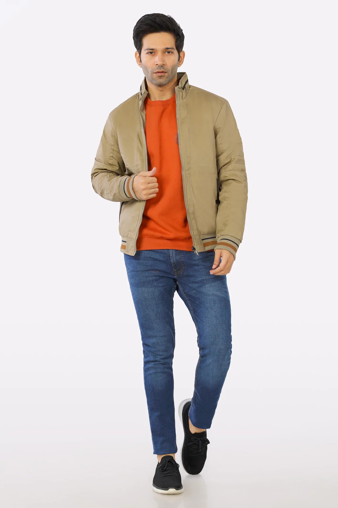 Khaki Reversible Men's Jacket