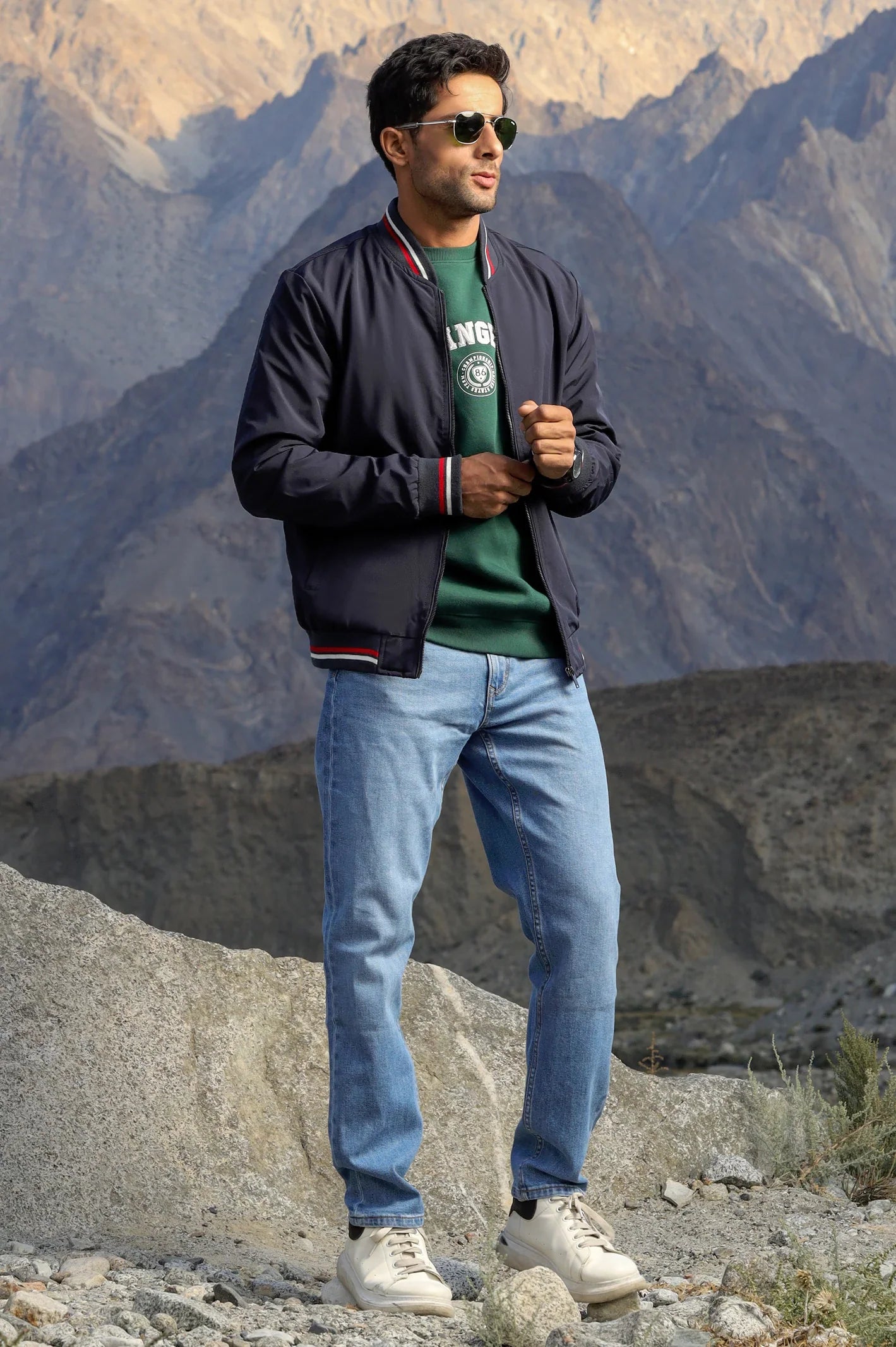 Navy Blue Men's Jacket