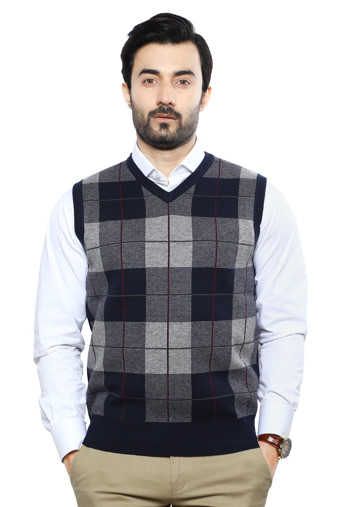 Gents Sweater SKU: SA595-BLUE