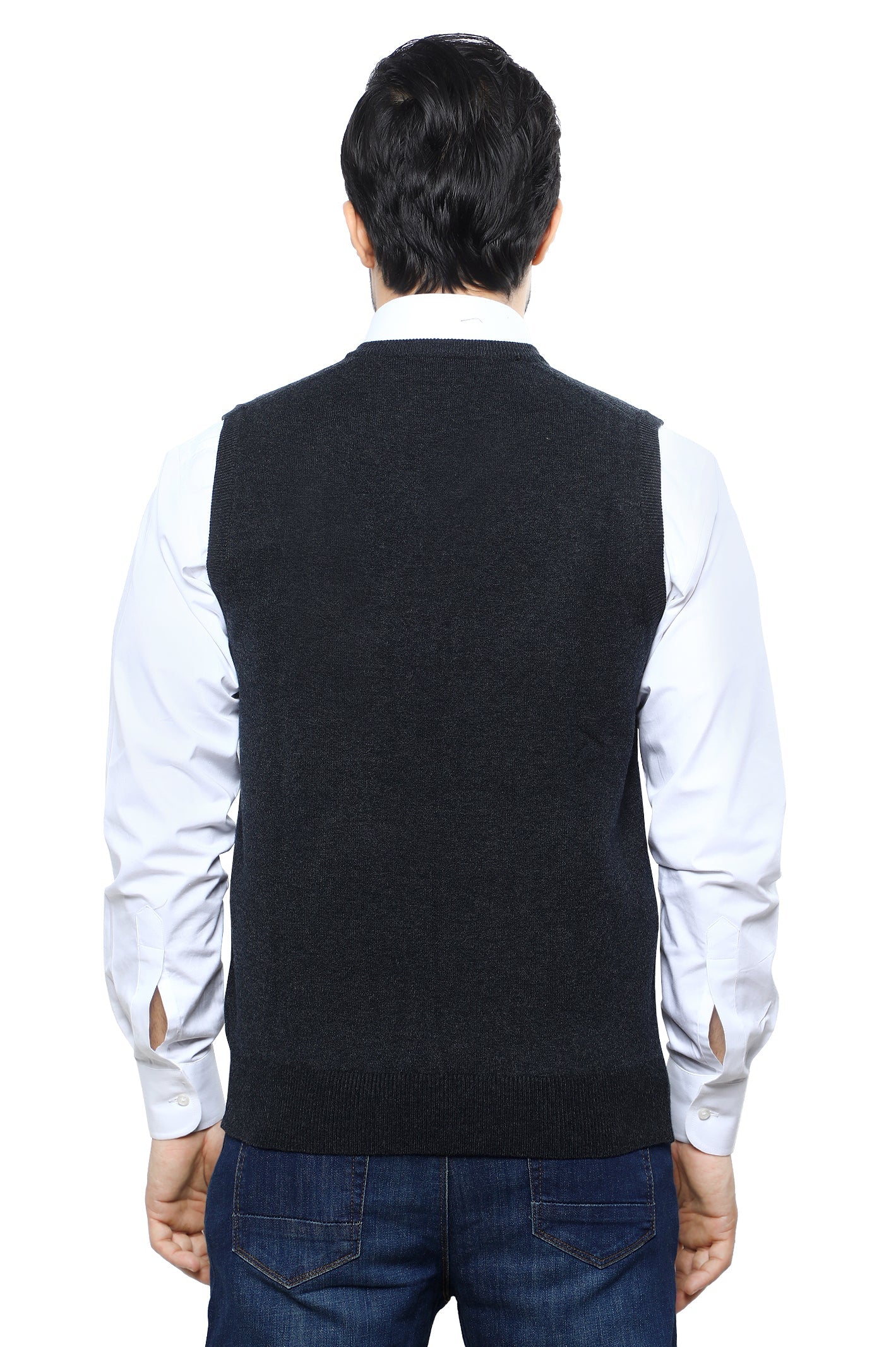 Gents Sweater SKU: SA607-D-GREY