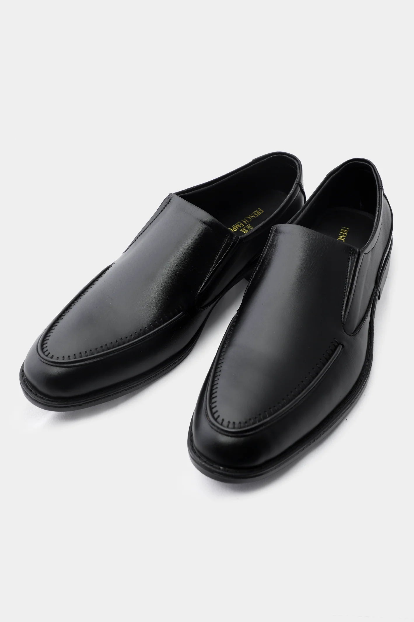 Black slip online on formal shoes