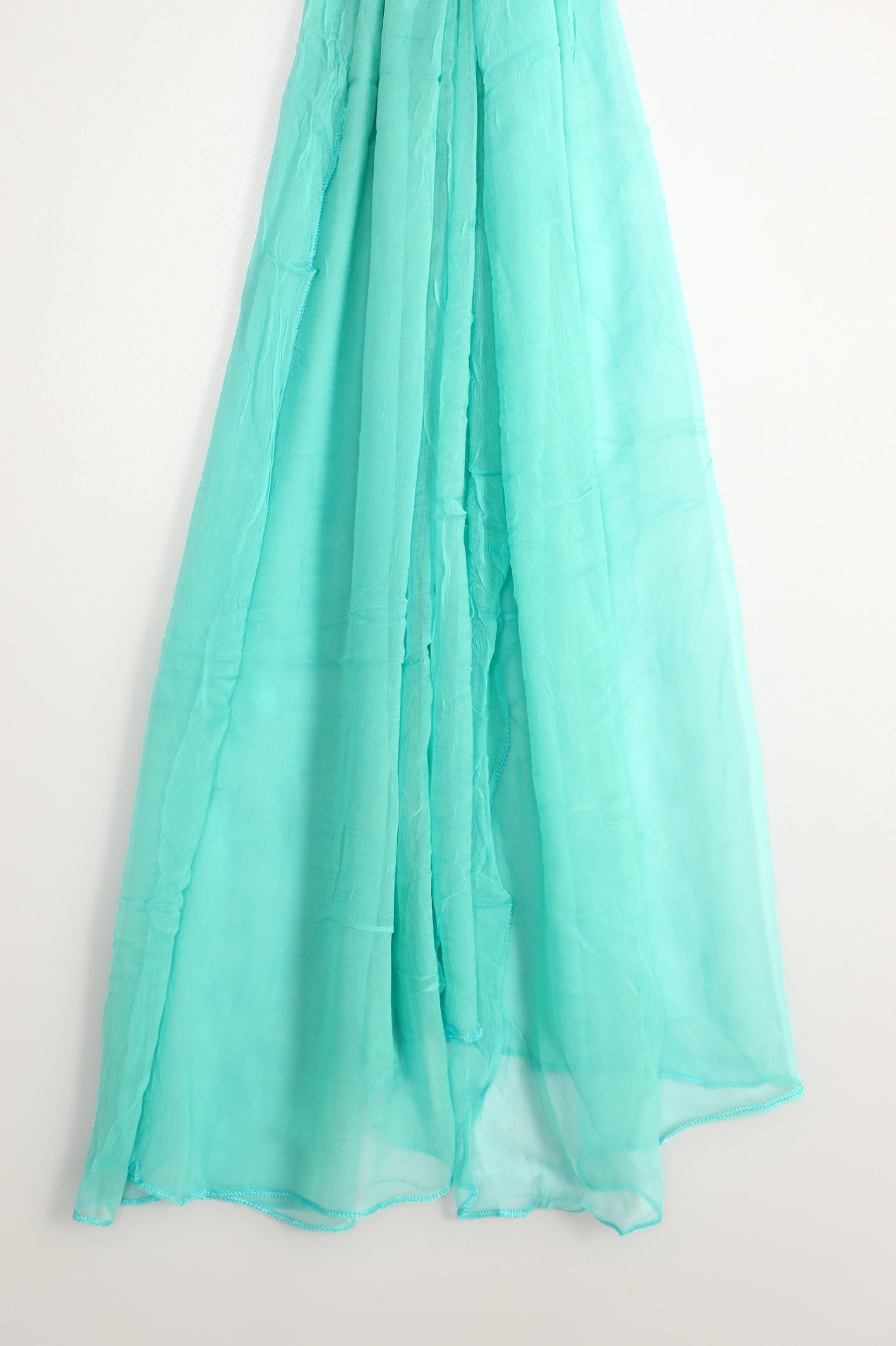 Green Crinkle Shiffon Dupatta