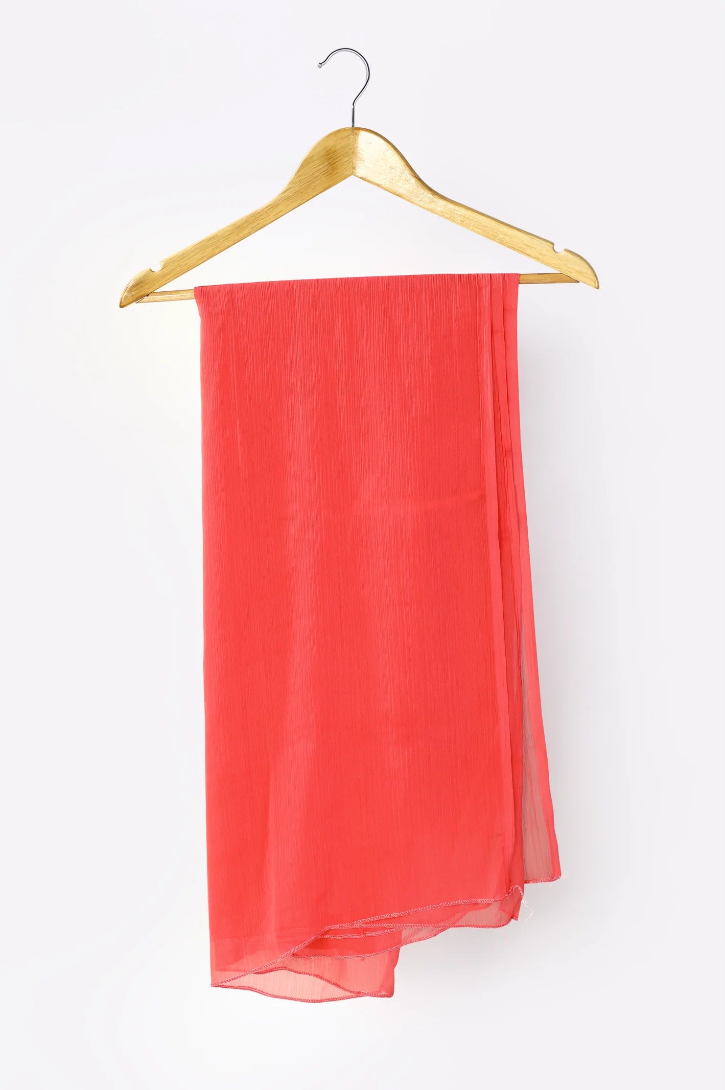 Peach Chiffon Dupatta