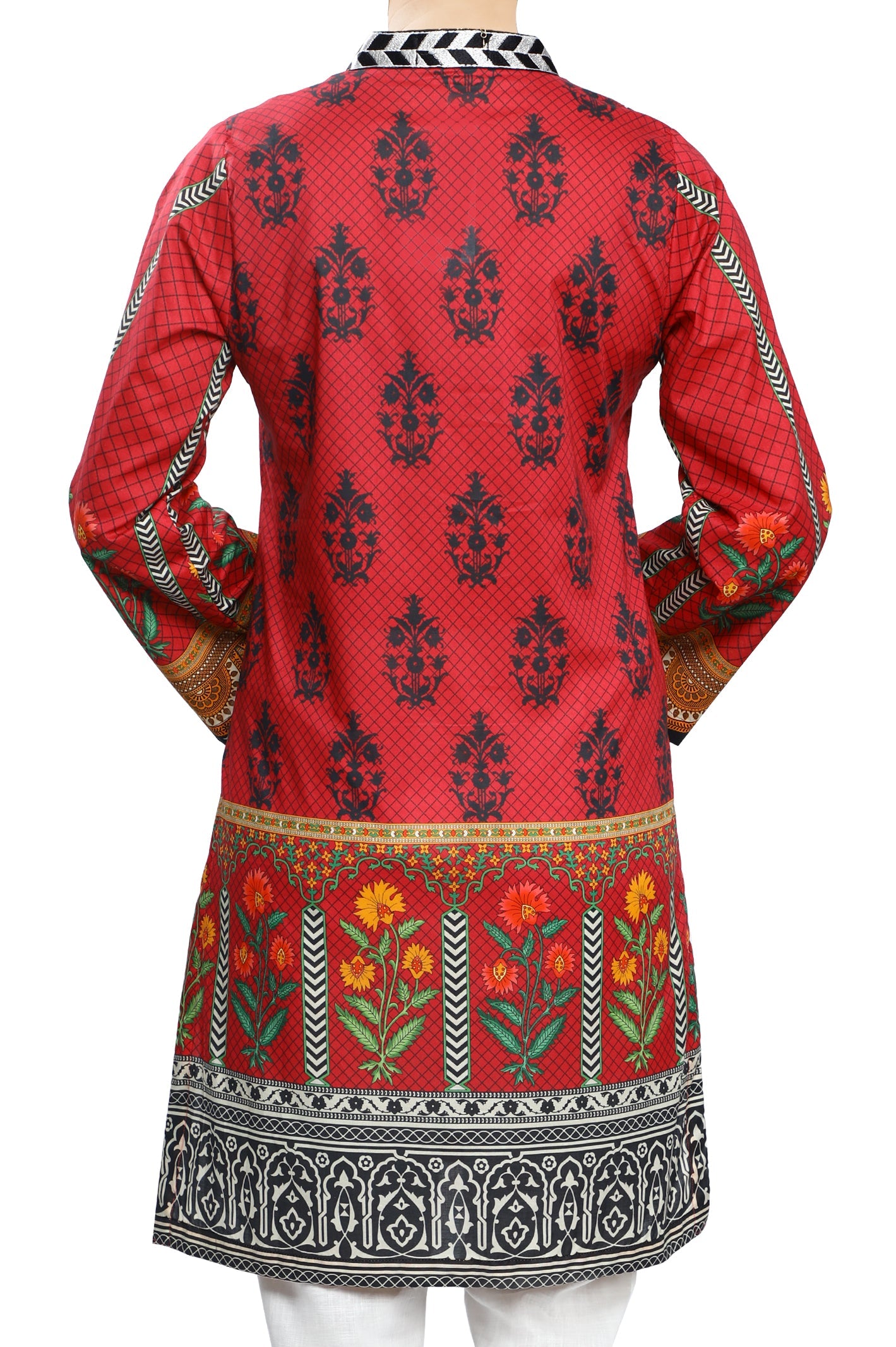 Women Stitched Kurti In Pink SKU: WKL0697-PINK - Diners