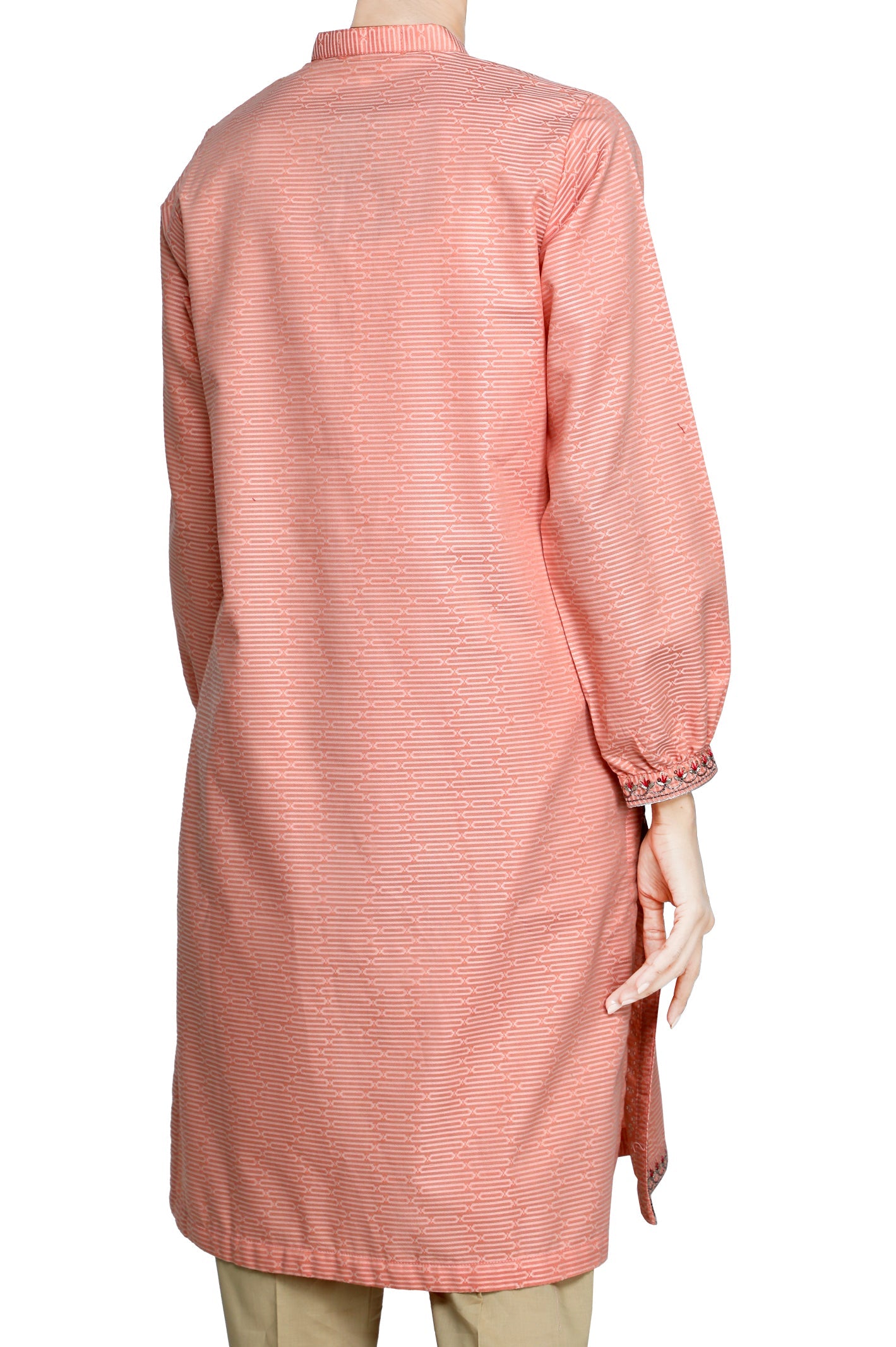Women Stitched Kurti In Pink SKU: WKL0768-PINK - Diners