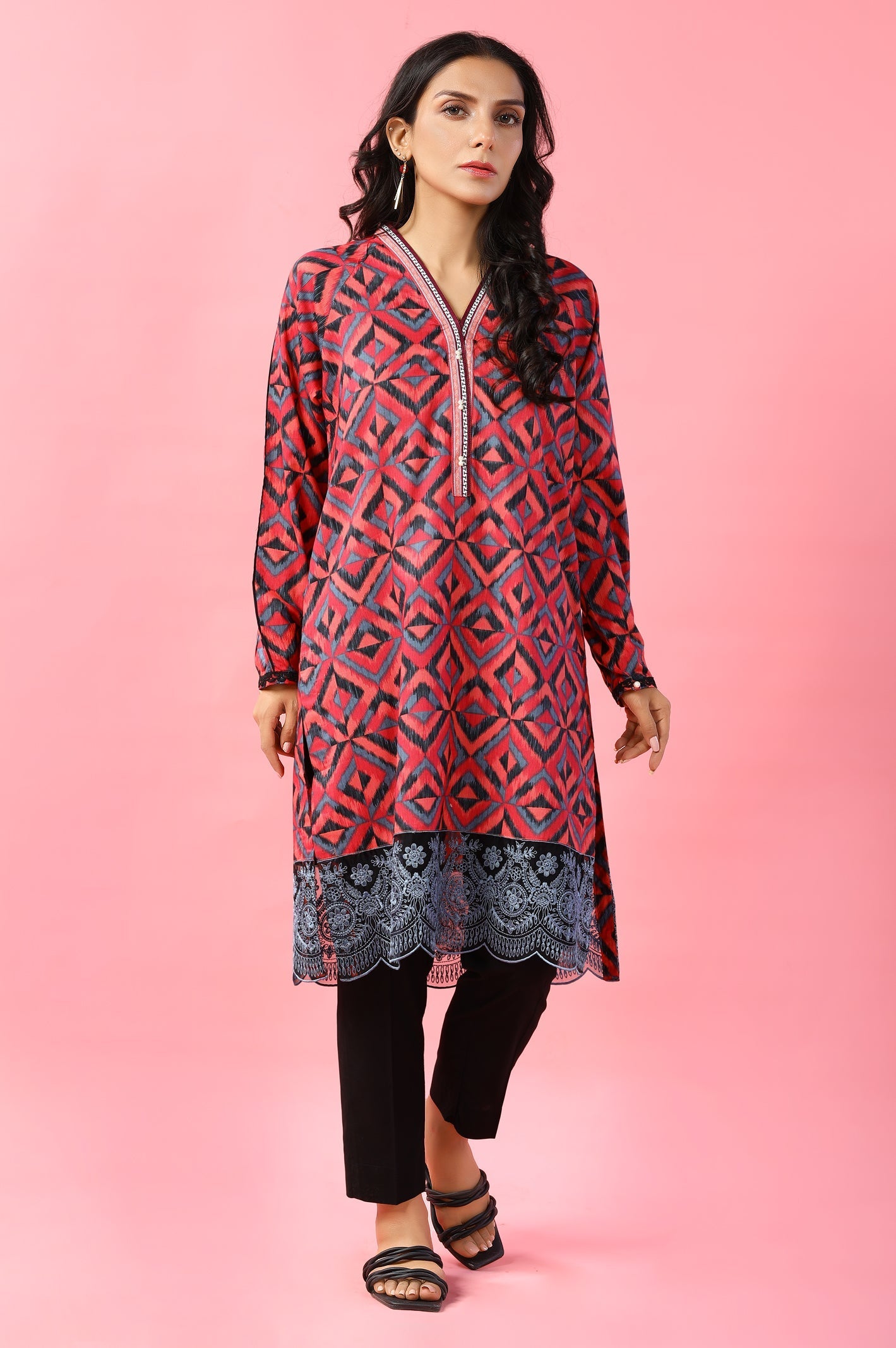 Women Stitched Kurti - Diners