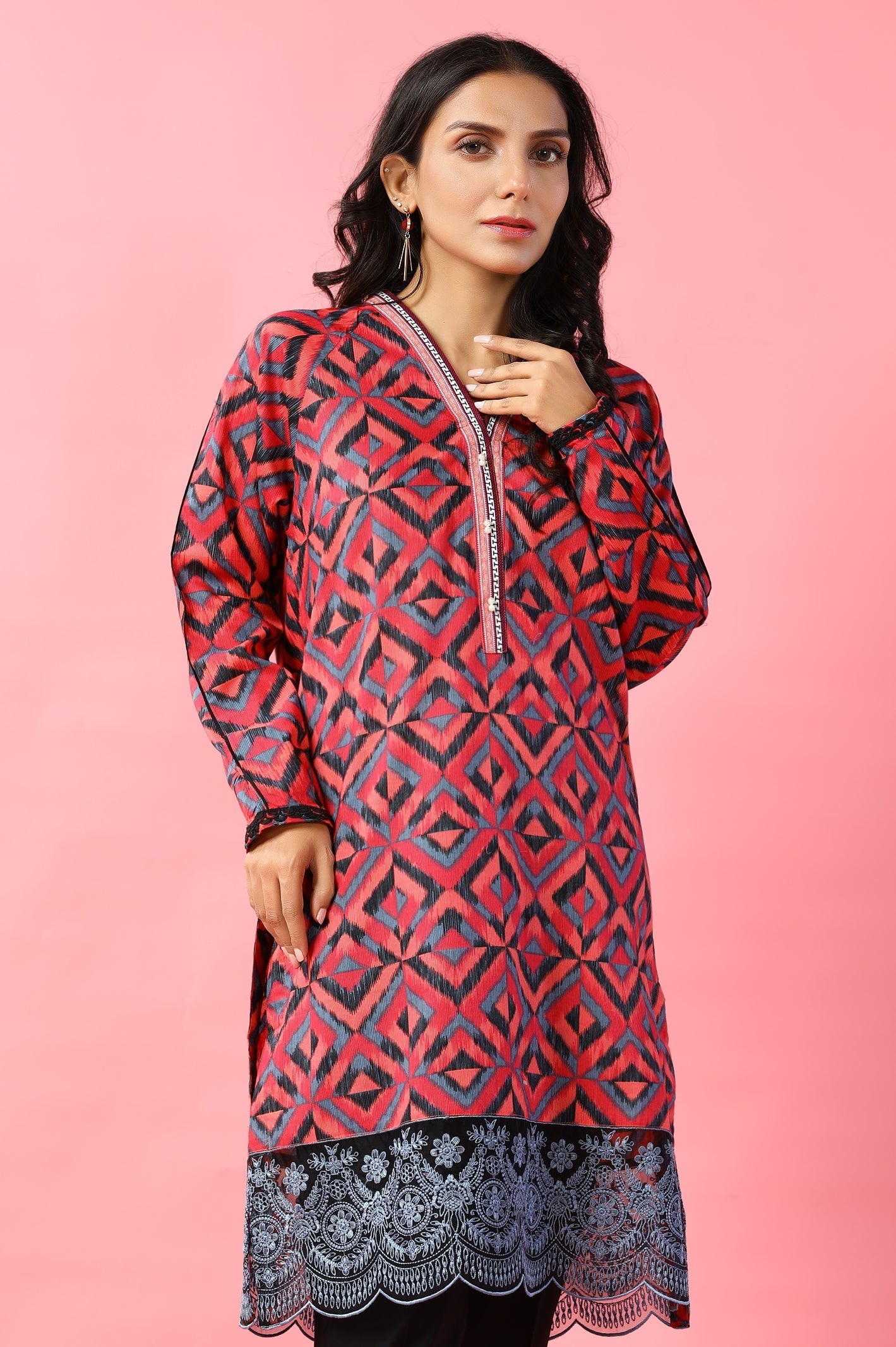 Women Stitched Kurti - Diners