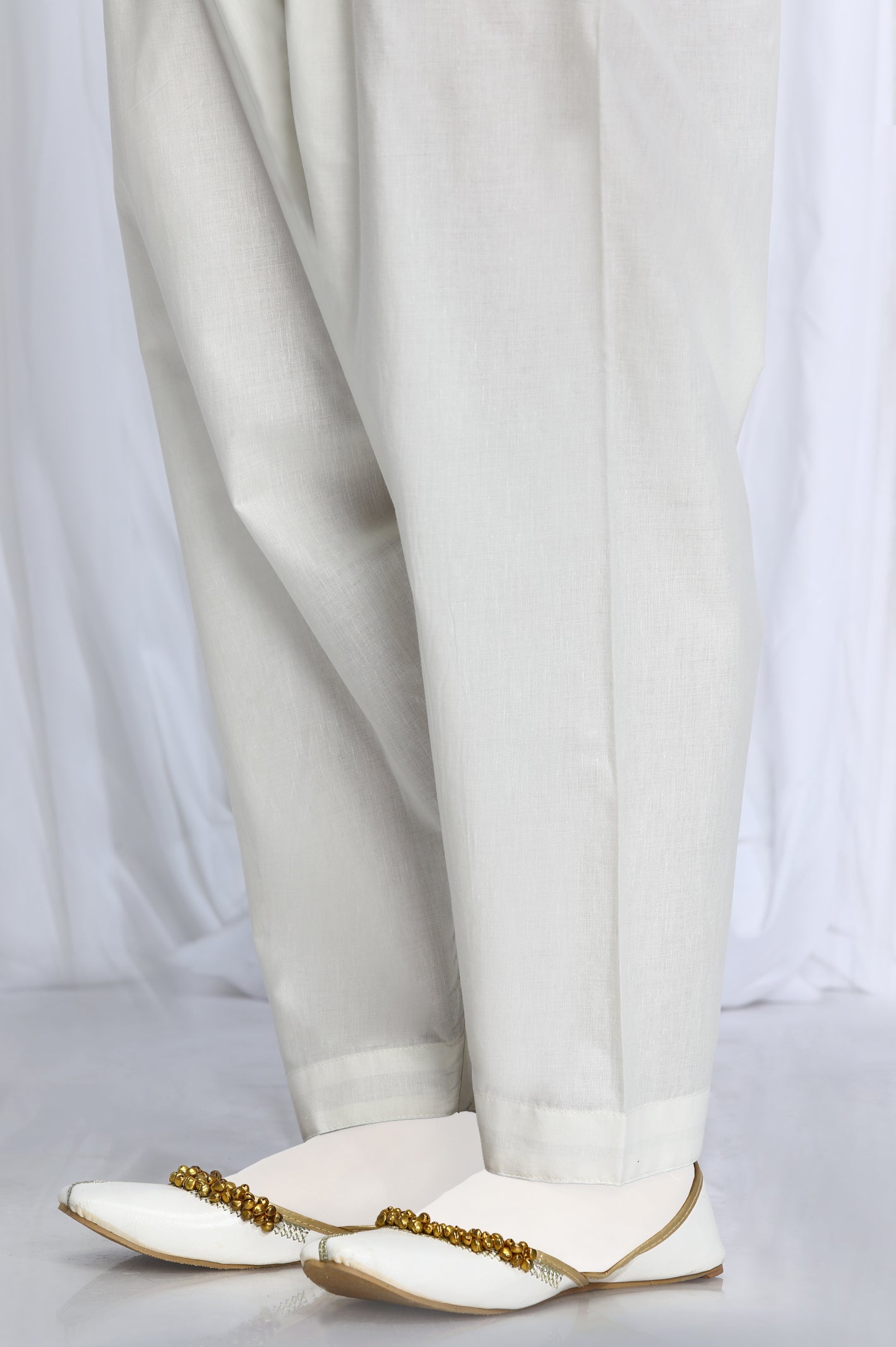Off White Cambric Shalwar From Diners