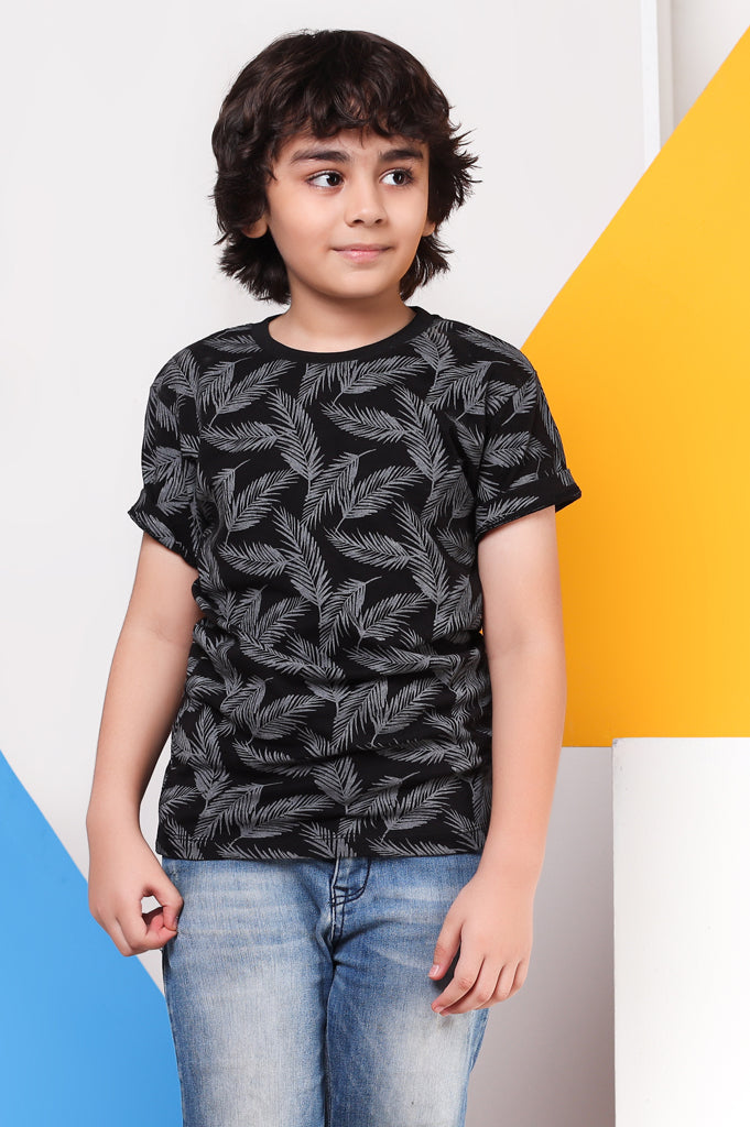 Boys T-Shirt In KBA0217-BLACK - Diners