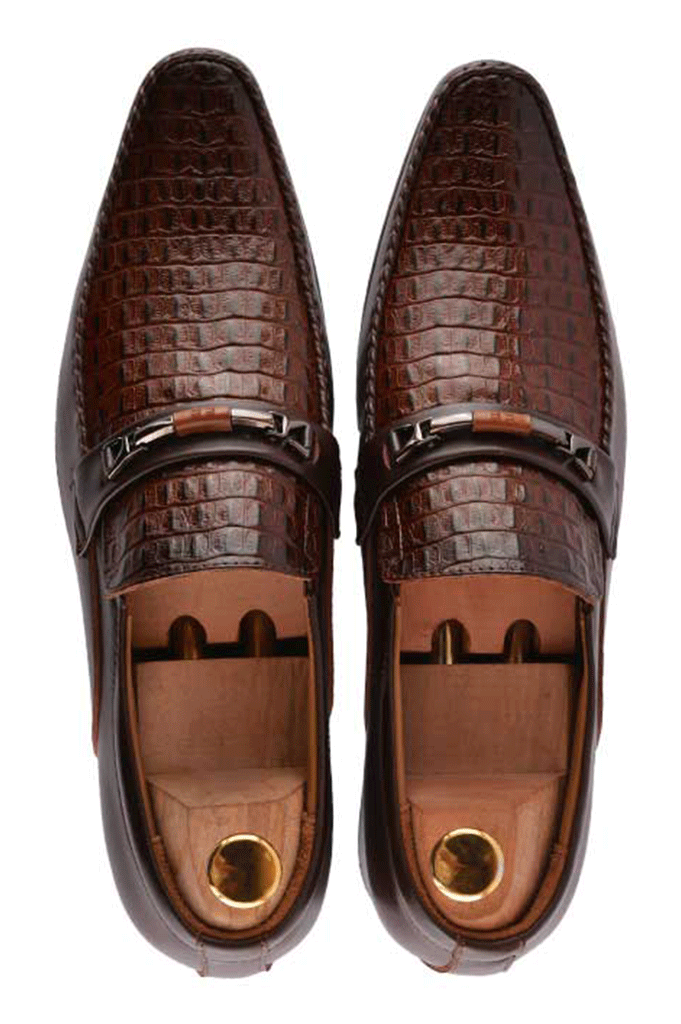 Formal Shoes For Men in D-Brown - SMF0083-D-BROWN